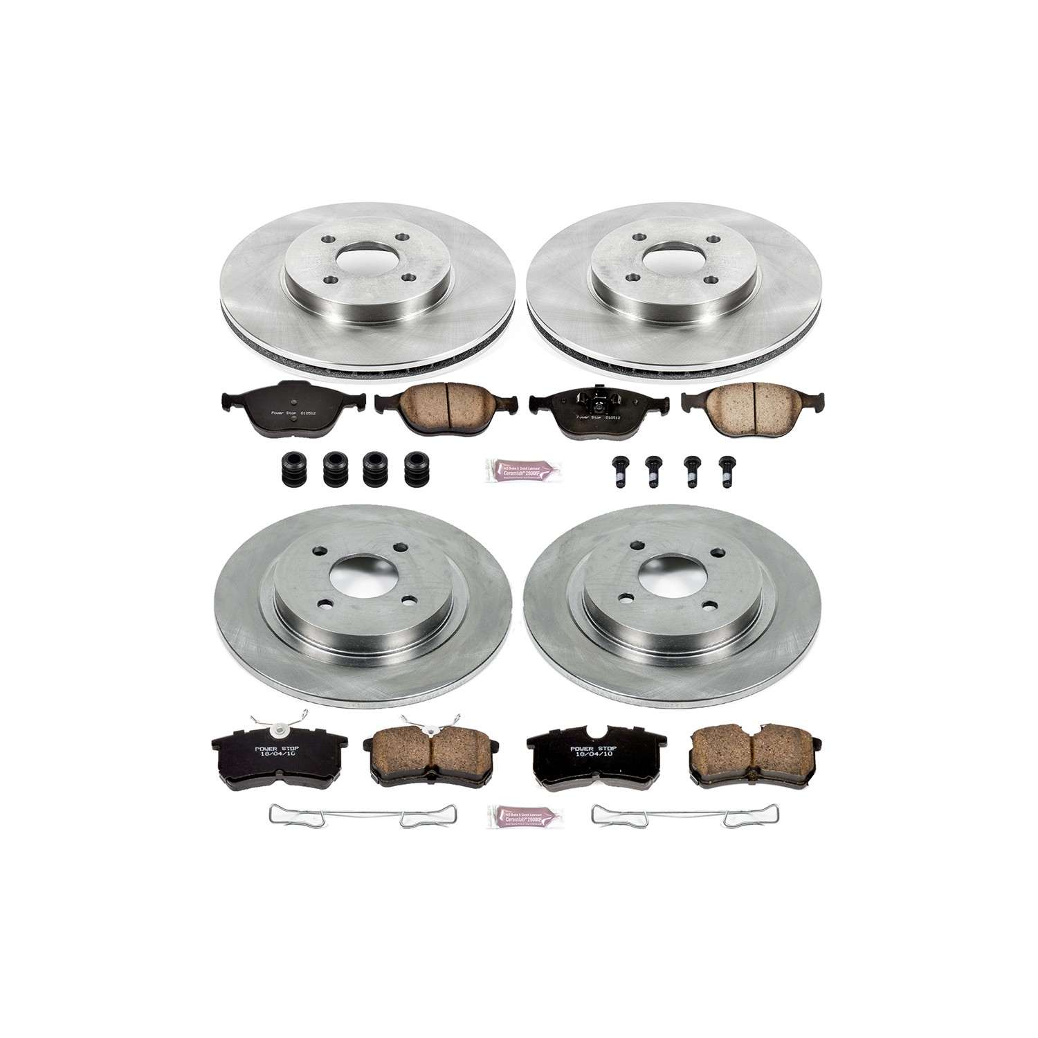 Power Stop 02-04 Ford Focus Front & Rear Autospecialty Brake Kit