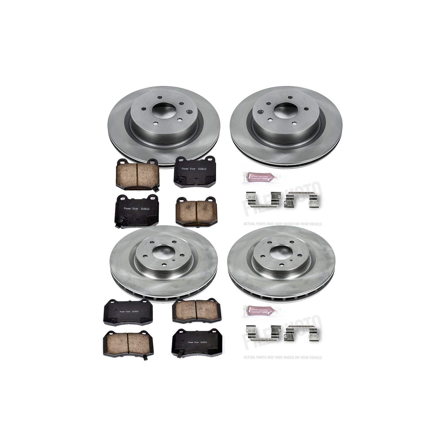 Power Stop 03-04 Infiniti G35 Front & Rear Autospecialty Brake Kit