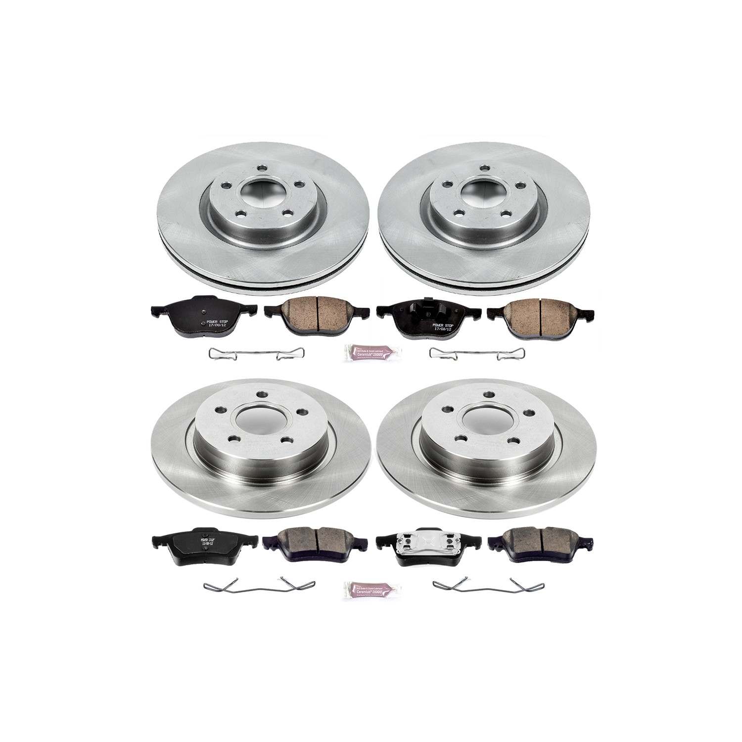Power Stop 04-05 Volvo S40 Front & Rear Autospecialty Brake Kit