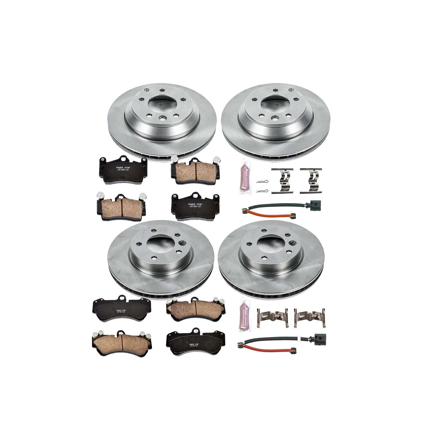 Power Stop 04-06 Porsche Cayenne Front & Rear Autospecialty Brake Kit