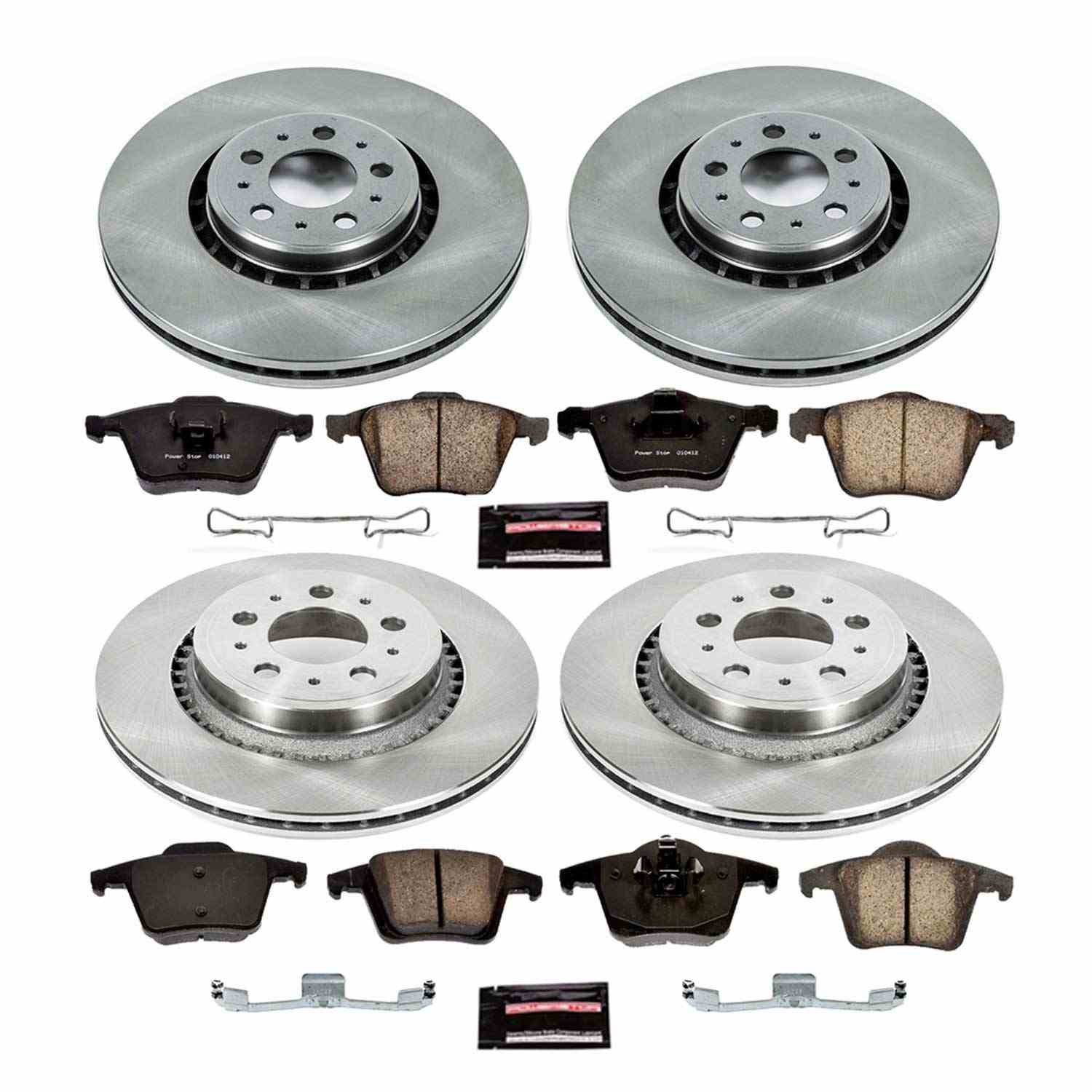 Power Stop 03-14 Volvo XC90 Front & Rear Autospecialty Brake Kit
