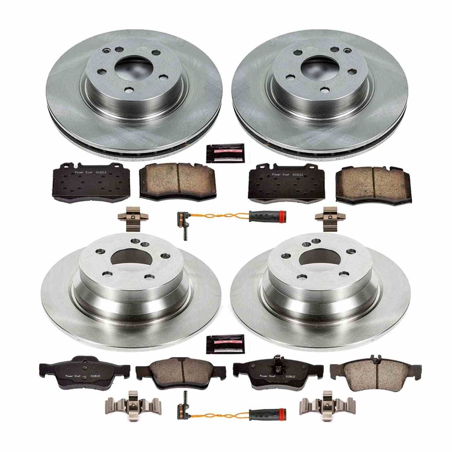 Power Stop 04-06 Mercedes-Benz E500 Front & Rear Autospecialty Brake Kit