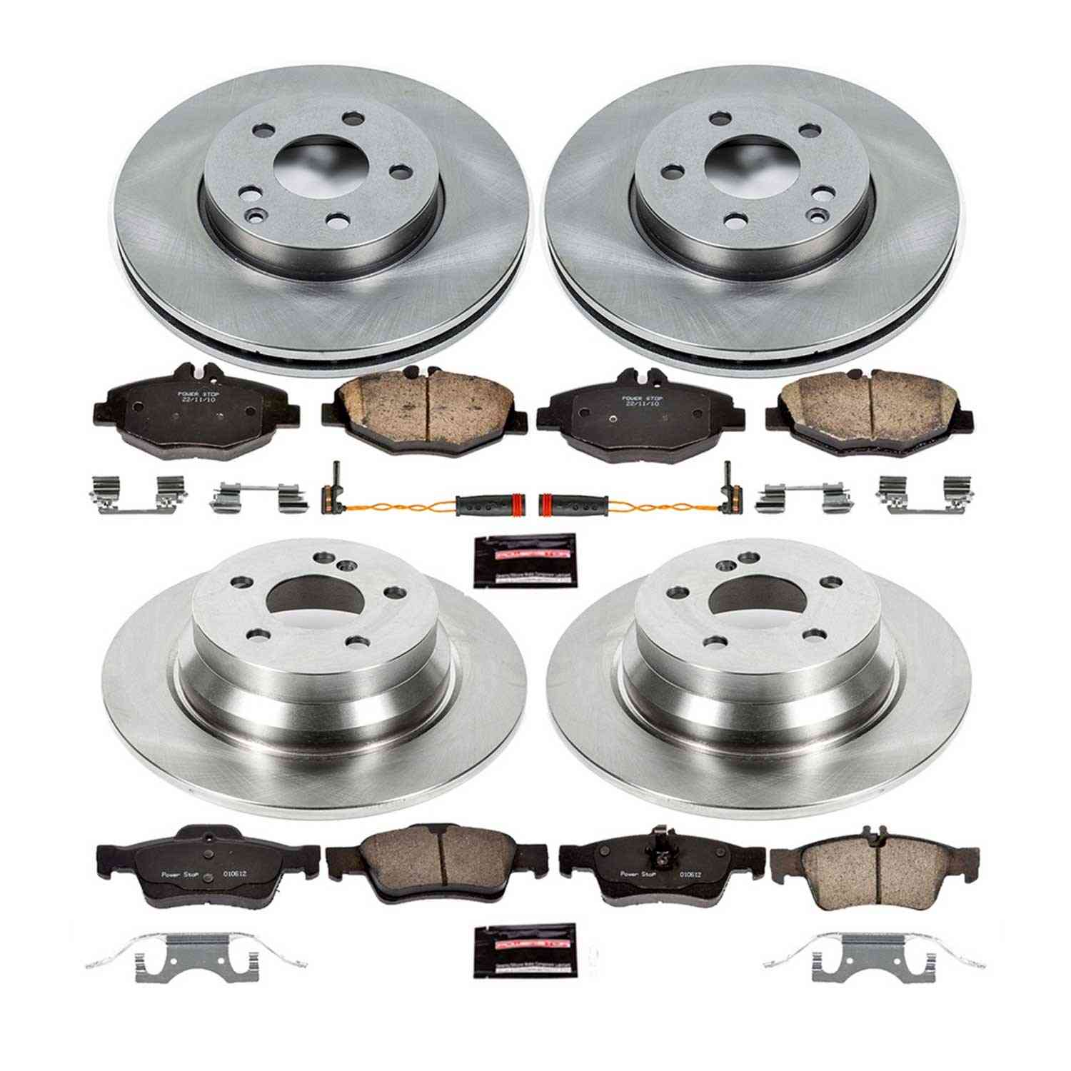 Power Stop 03-05 Mercedes-Benz E320 Front & Rear Autospecialty Brake Kit