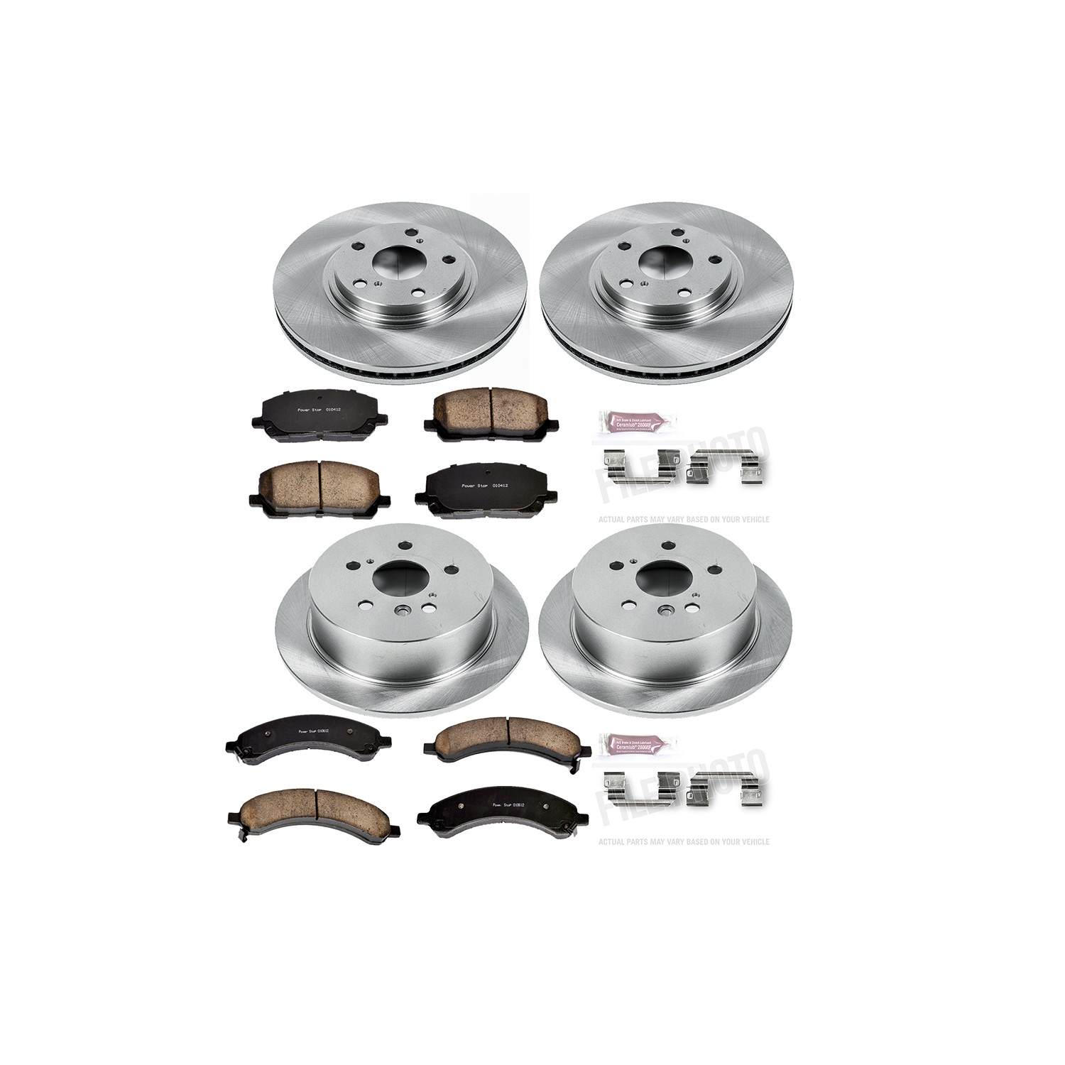 Power Stop 04-07 Toyota Highlander Front & Rear Autospecialty Brake Kit