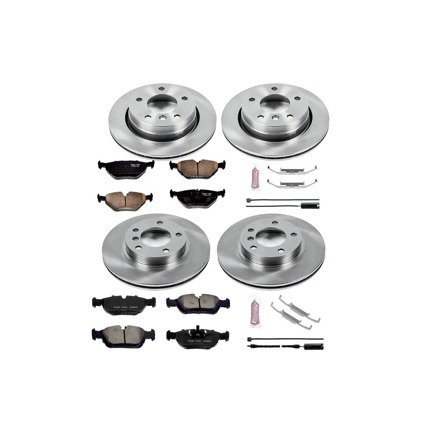 Power Stop 98-99 BMW 323i Front & Rear Autospecialty Brake Kit