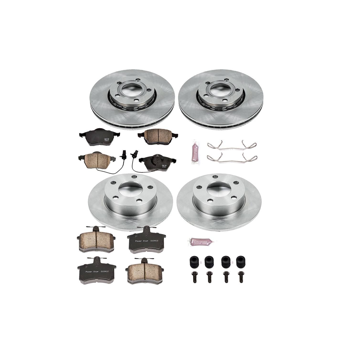 Power Stop 99-01 Audi A4 Quattro Front & Rear Autospecialty Brake Kit