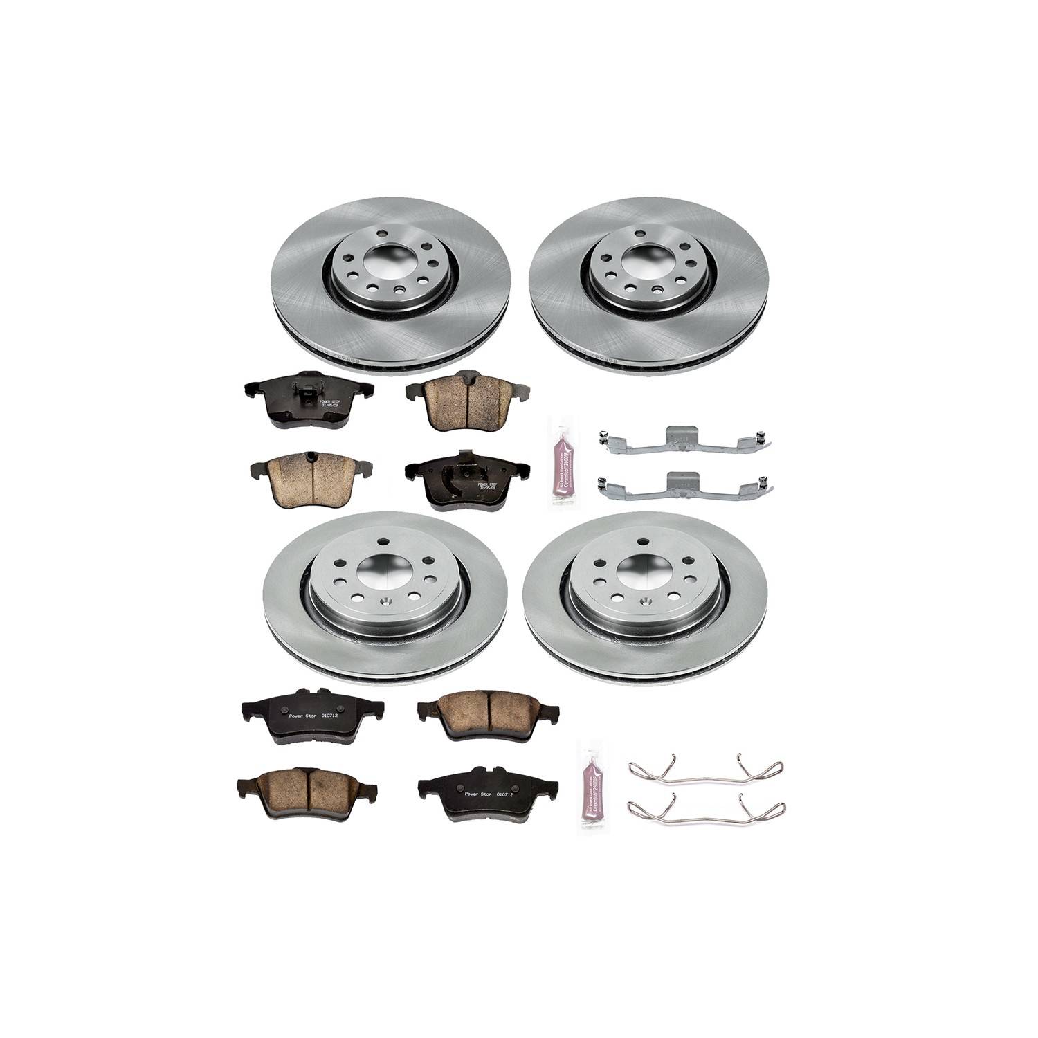Power Stop 06-11 Saab 9-3 Front & Rear Autospecialty Brake Kit