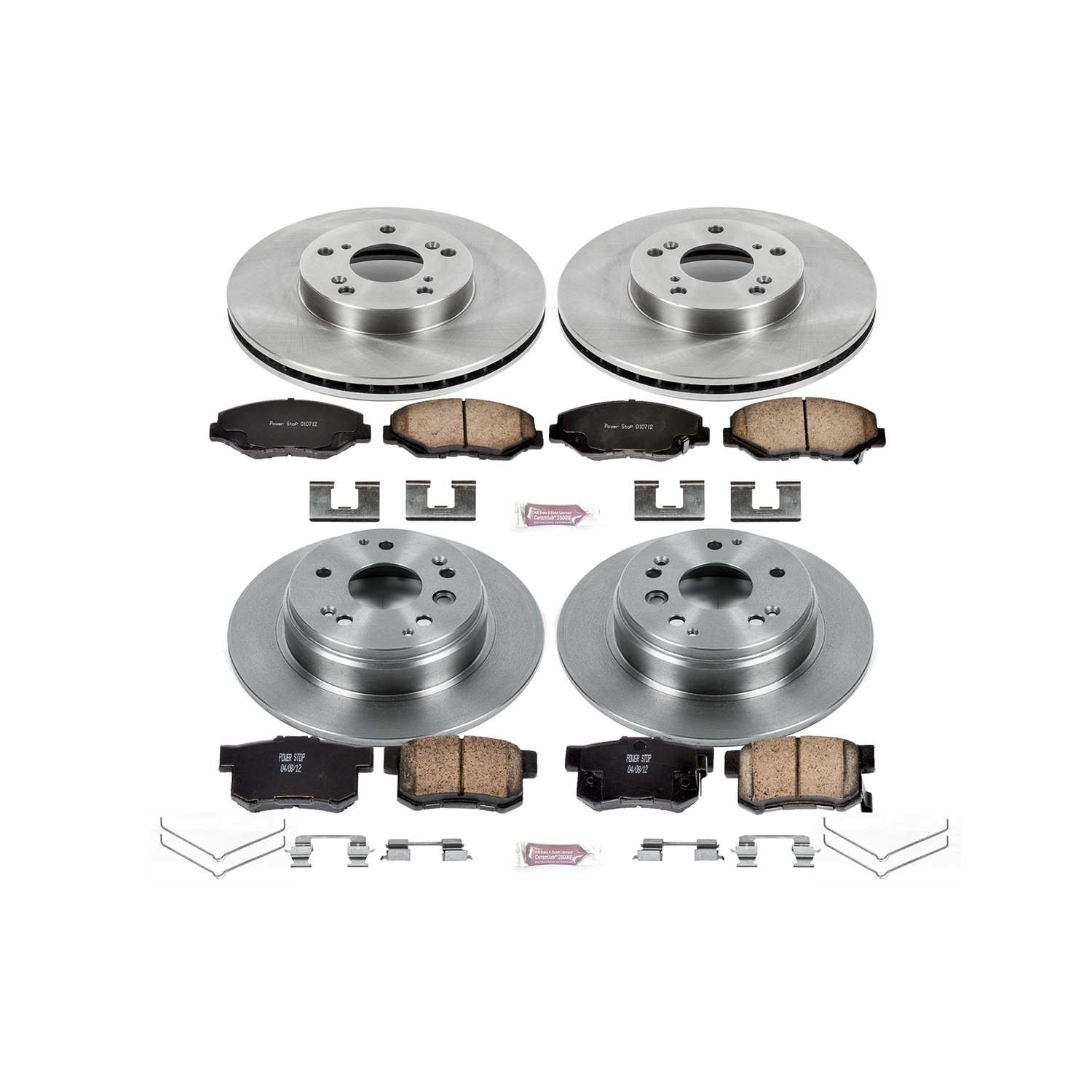 Power Stop 03-11 Honda Element Front & Rear Autospecialty Brake Kit