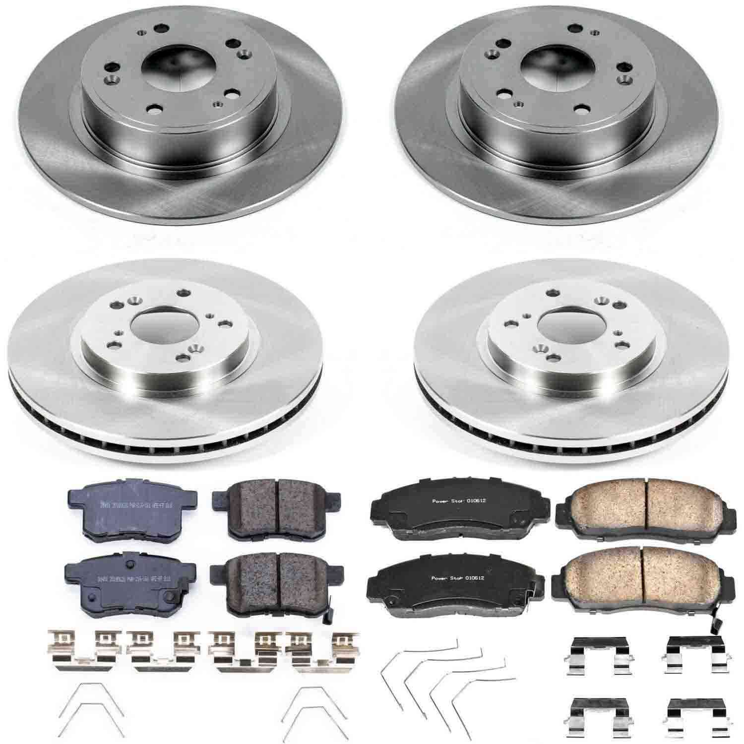 Power Stop 11-14 Acura TSX Front & Rear Autospecialty Brake Kit