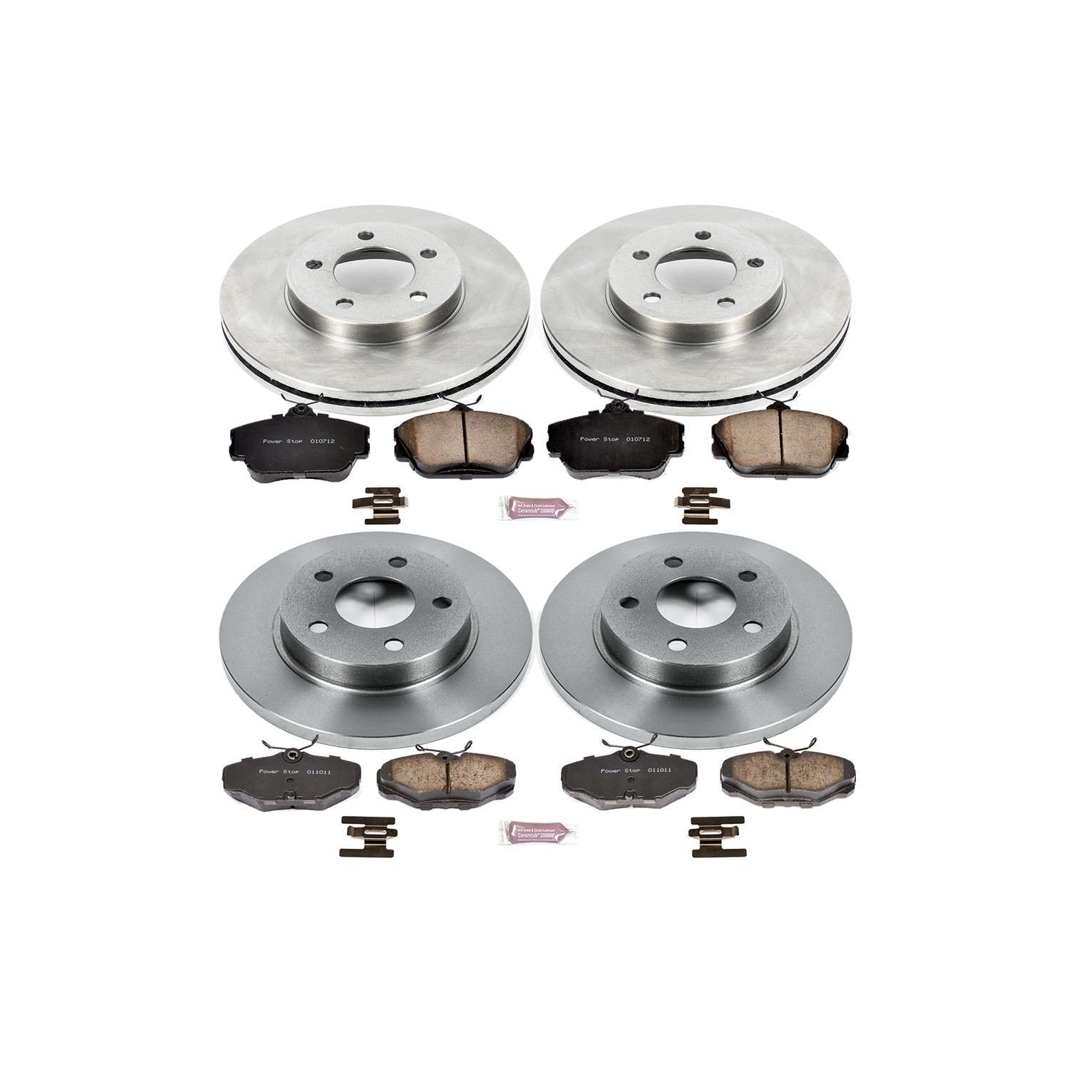 Power Stop 1995 Ford Taurus Front & Rear Autospecialty Brake Kit