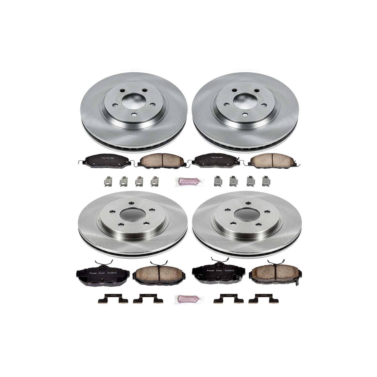 Power Stop 11-14 Ford Mustang Front & Rear Autospecialty Brake Kit