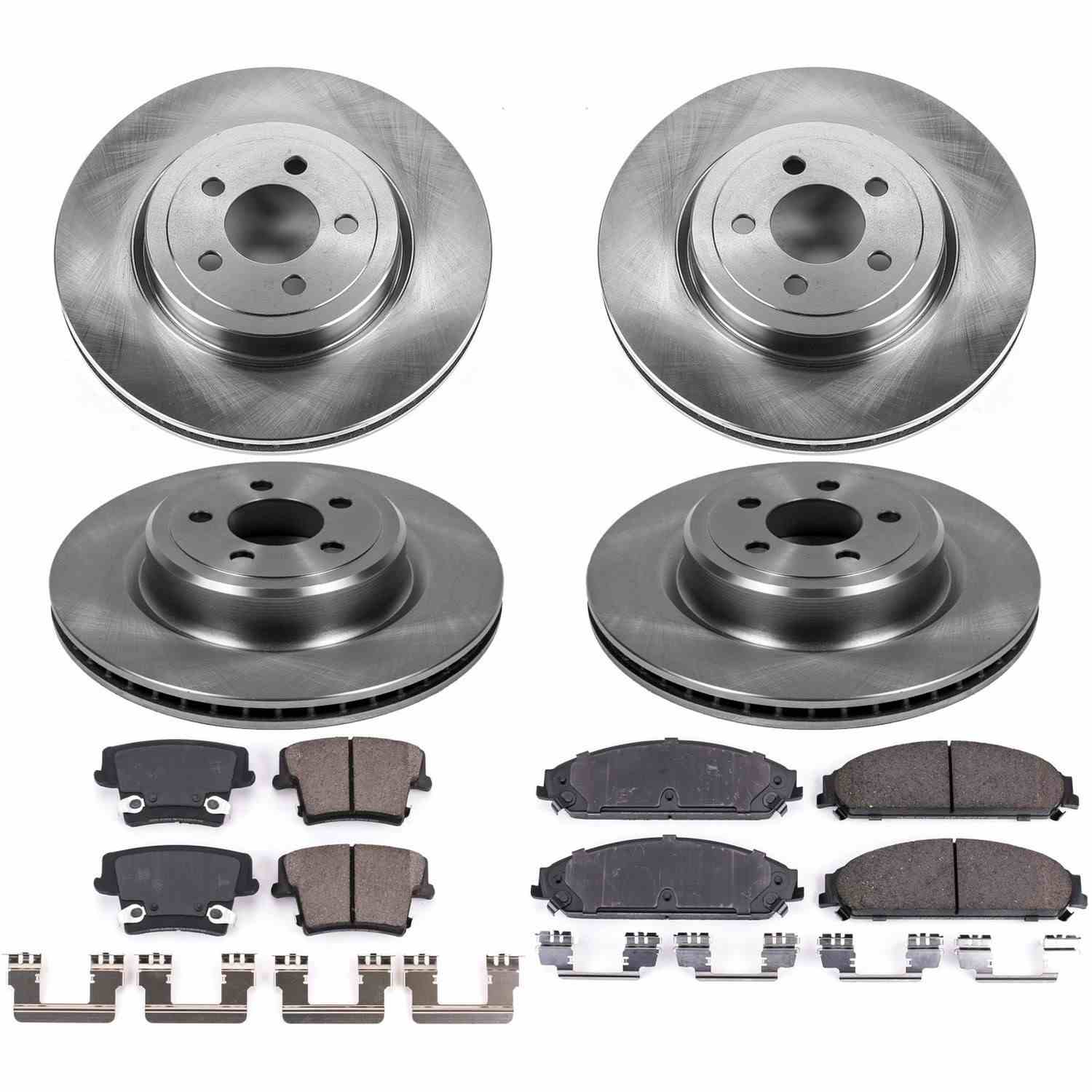 Power Stop 06-14 Dodge Charger Front & Rear Autospecialty Brake Kit