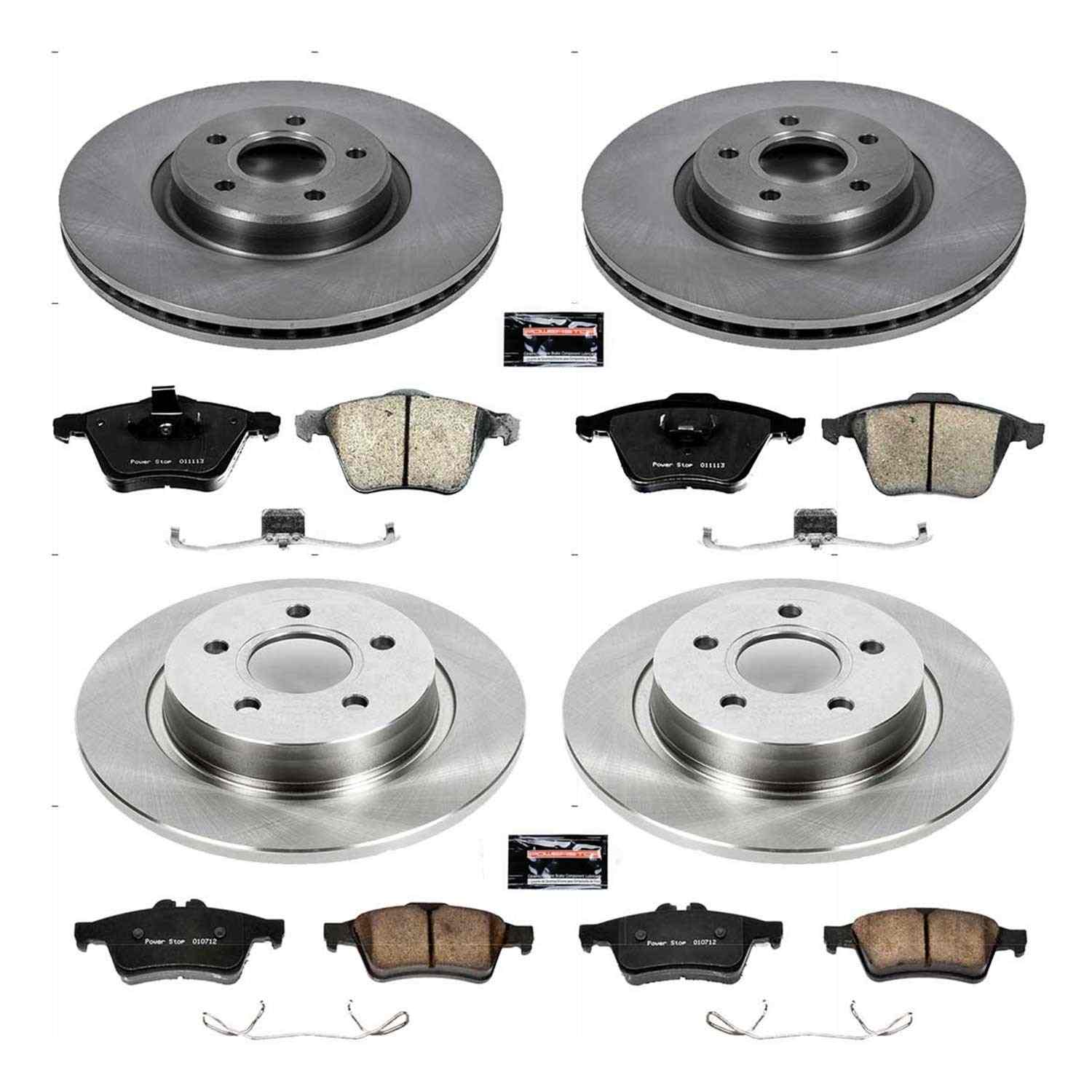 Power Stop 06-13 Volvo C70 Front & Rear Autospecialty Brake Kit