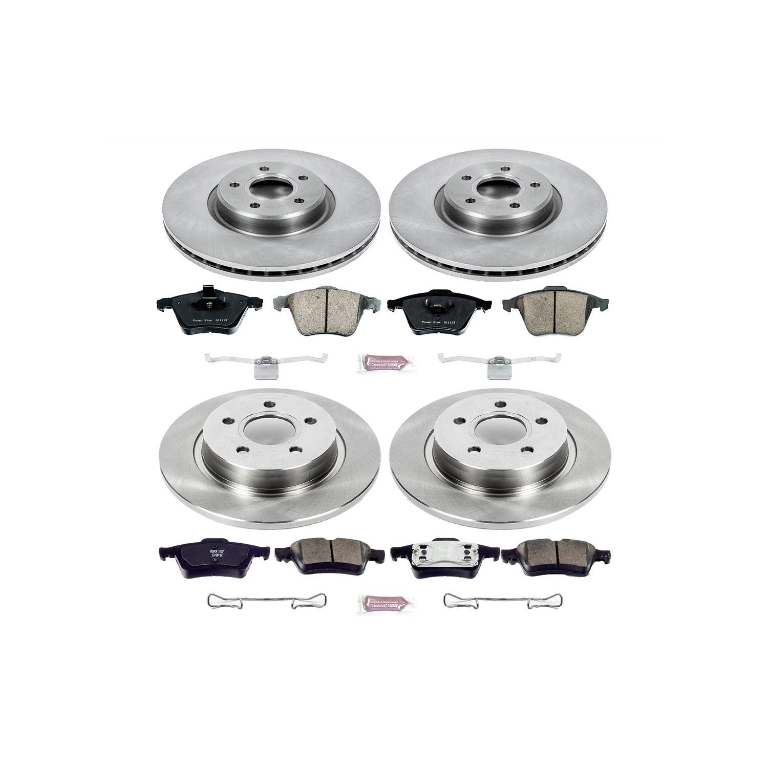Power Stop 04-05 Volvo S40 Front & Rear Autospecialty Brake Kit