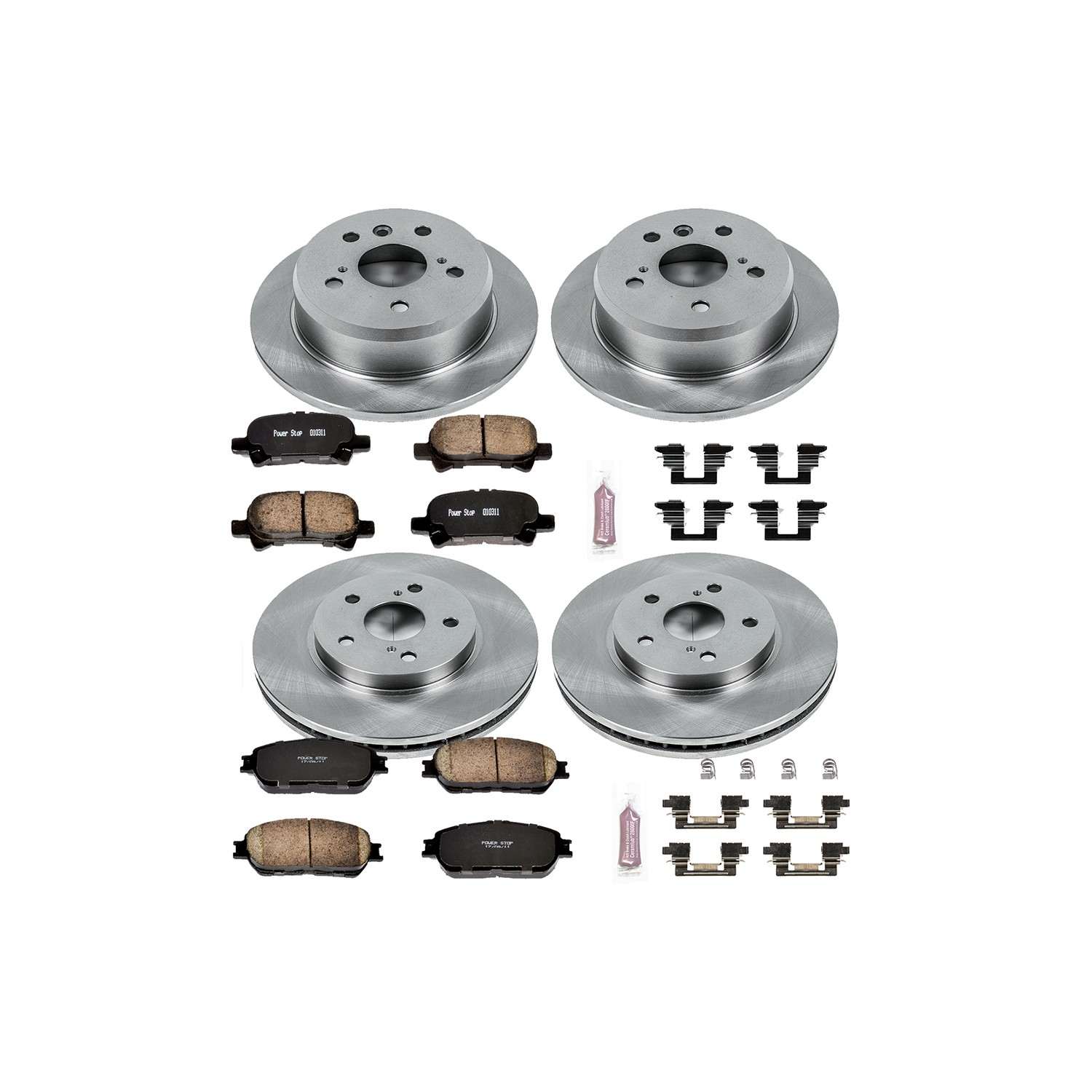 Power Stop 05-07 Toyota Avalon Front & Rear Autospecialty Brake Kit