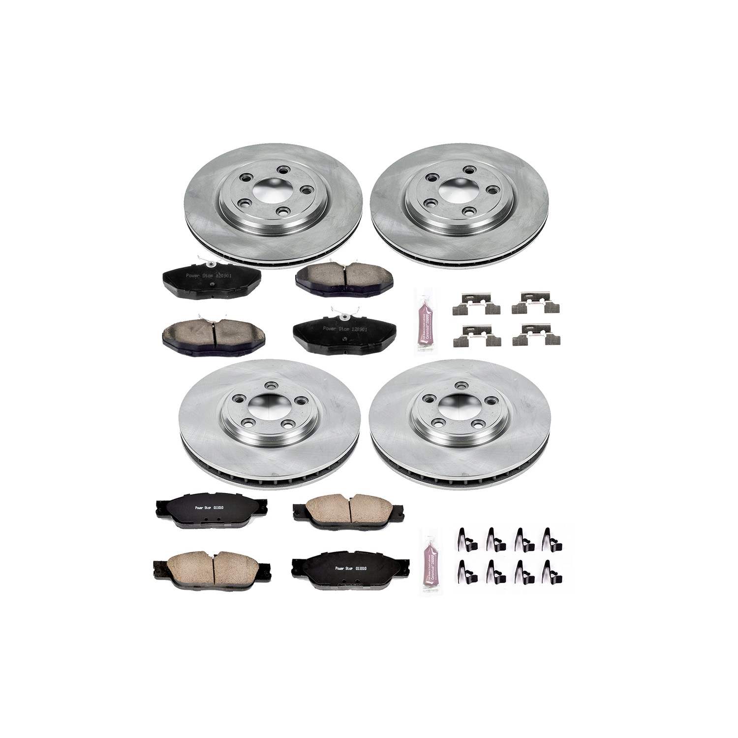 Power Stop 2005 Jaguar S-Type Front & Rear Autospecialty Brake Kit