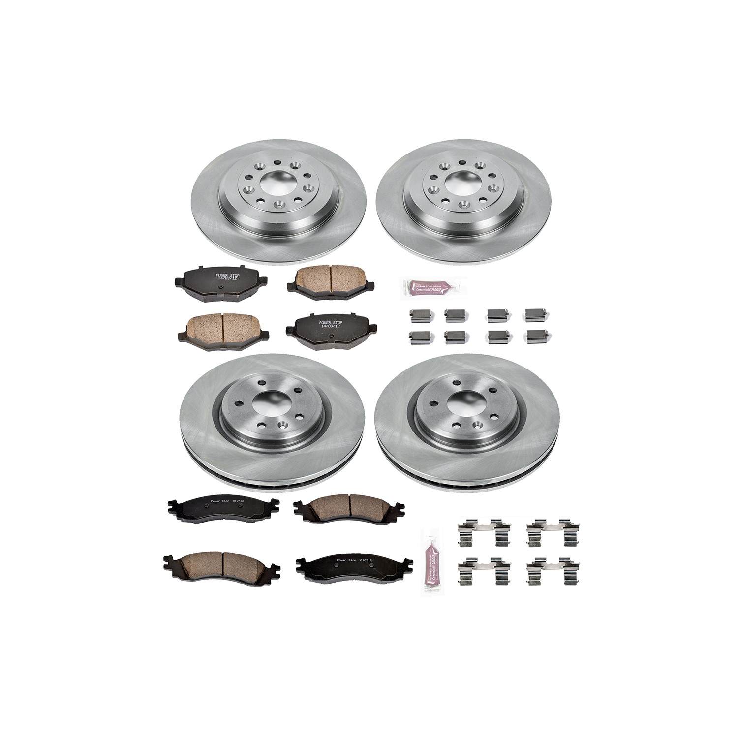 Power Stop 2010 Ford Taurus Front & Rear Autospecialty Brake Kit