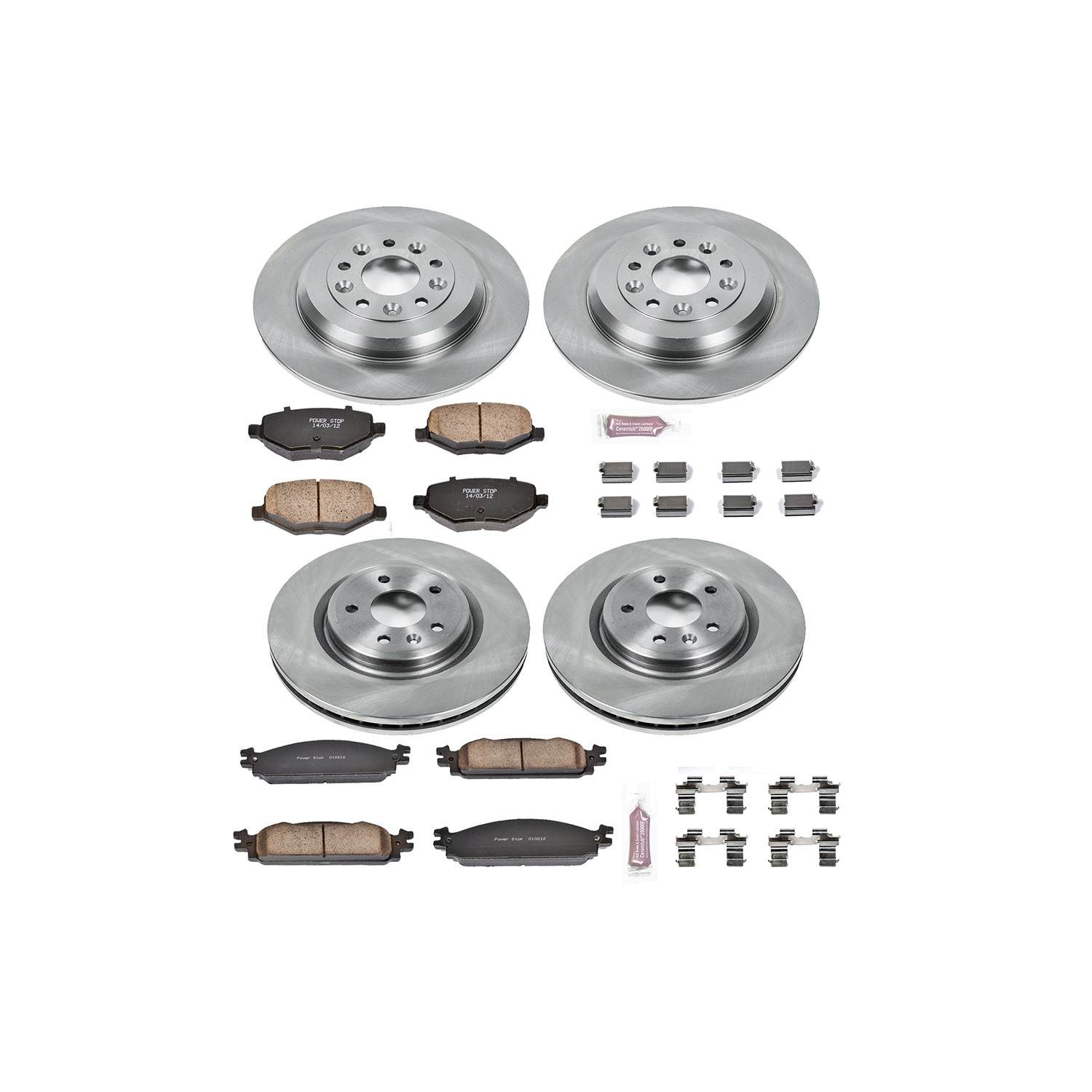 Power Stop 09-11 Ford Flex Front & Rear Autospecialty Brake Kit