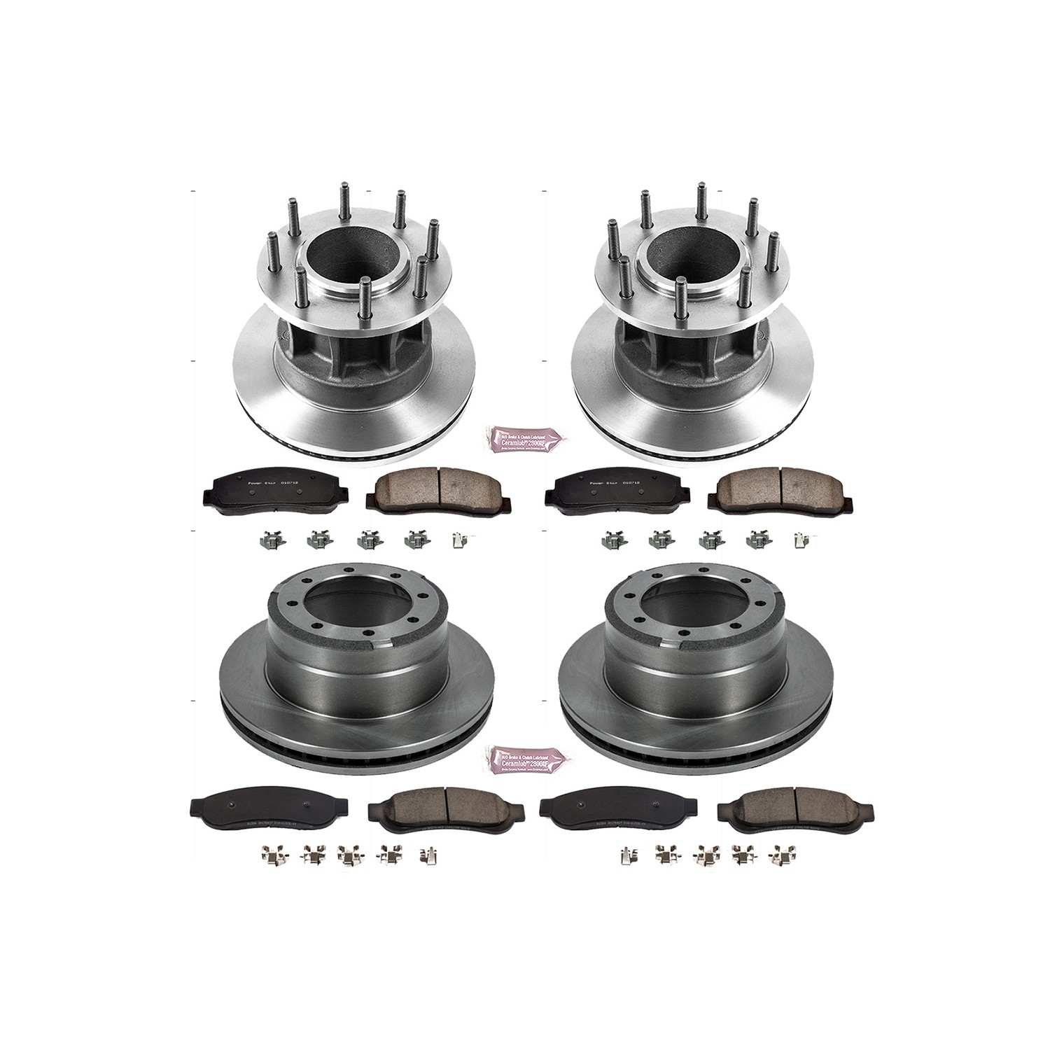 Power Stop 10-11 Ford F-350 Super Duty Front & Rear Autospecialty Brake Kit