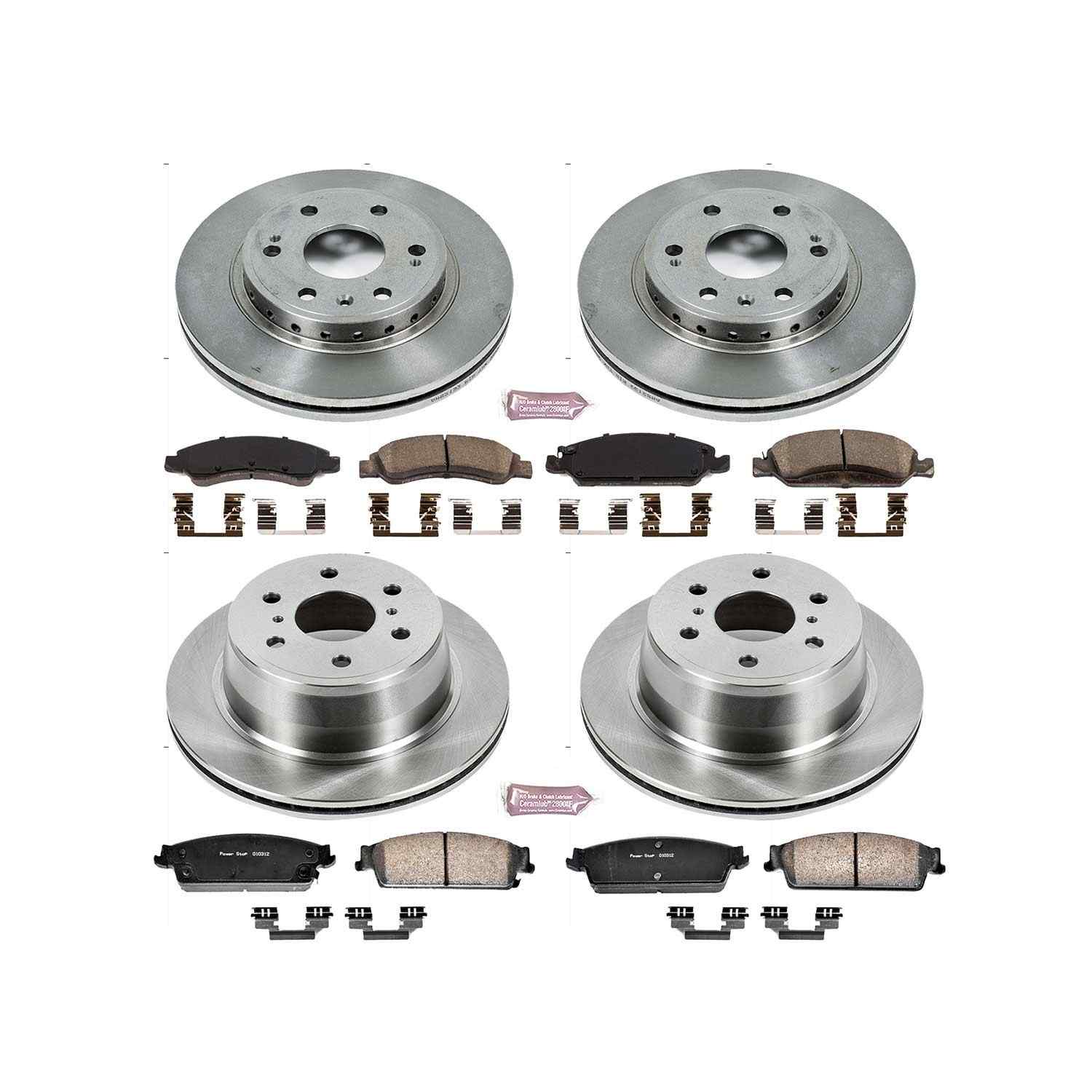 Power Stop 08-14 Chevrolet Tahoe Front & Rear Autospecialty Brake Kit