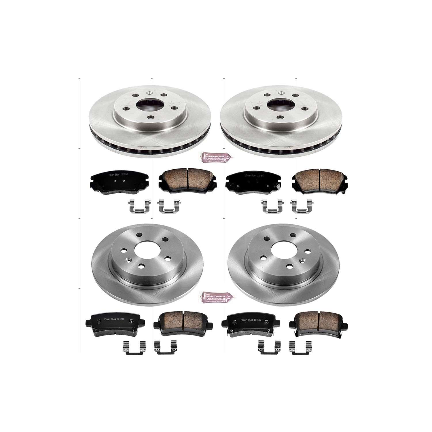Power Stop 12-16 Buick LaCrosse Front & Rear Autospecialty Brake Kit