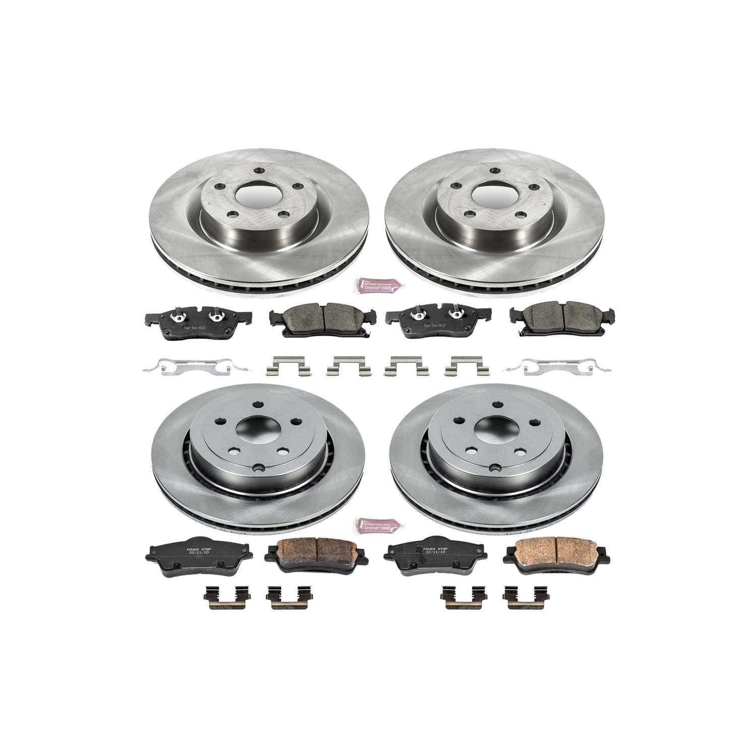 Power Stop 08-09 Pontiac G8 Front & Rear Autospecialty Brake Kit