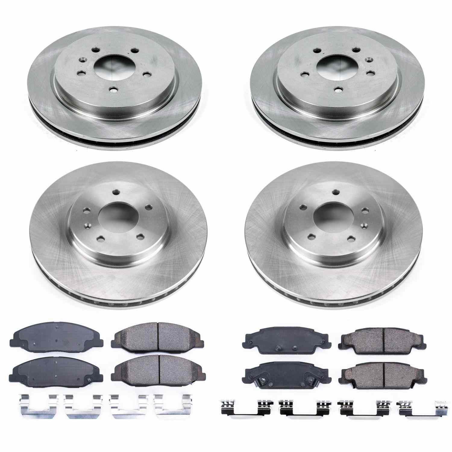 Power Stop 09-11 Cadillac STS Front & Rear Autospecialty Brake Kit
