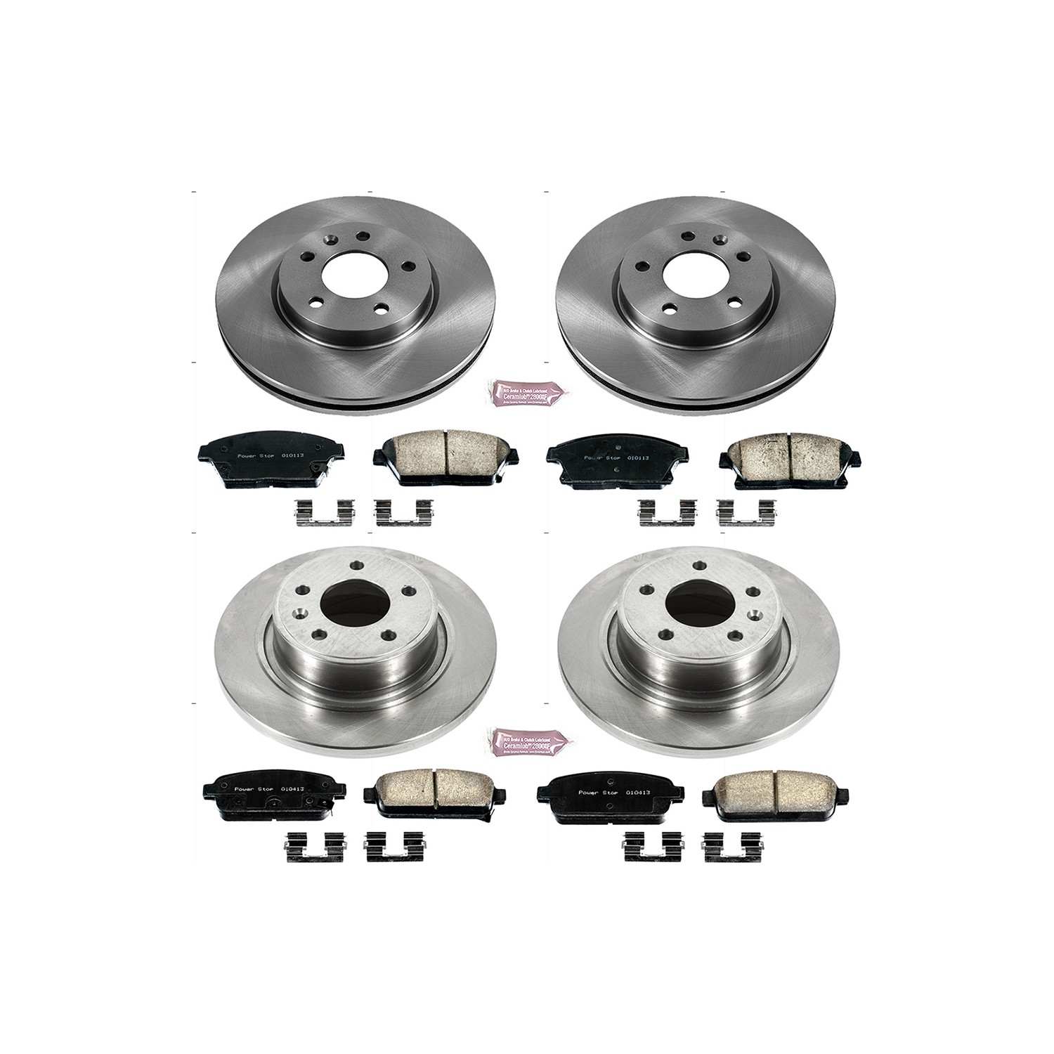 Power Stop 12-17 Buick Verano Front & Rear Autospecialty Brake Kit