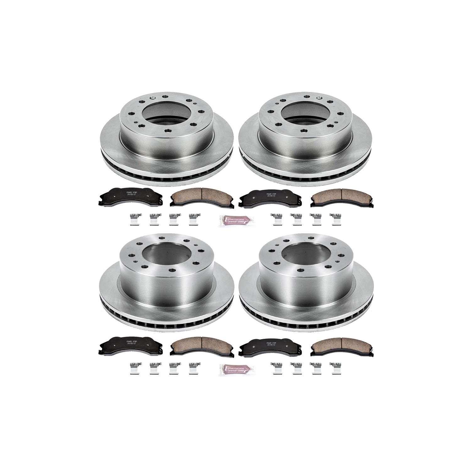Power Stop 2011 GMC Sierra 3500 HD Front & Rear Autospecialty Brake Kit