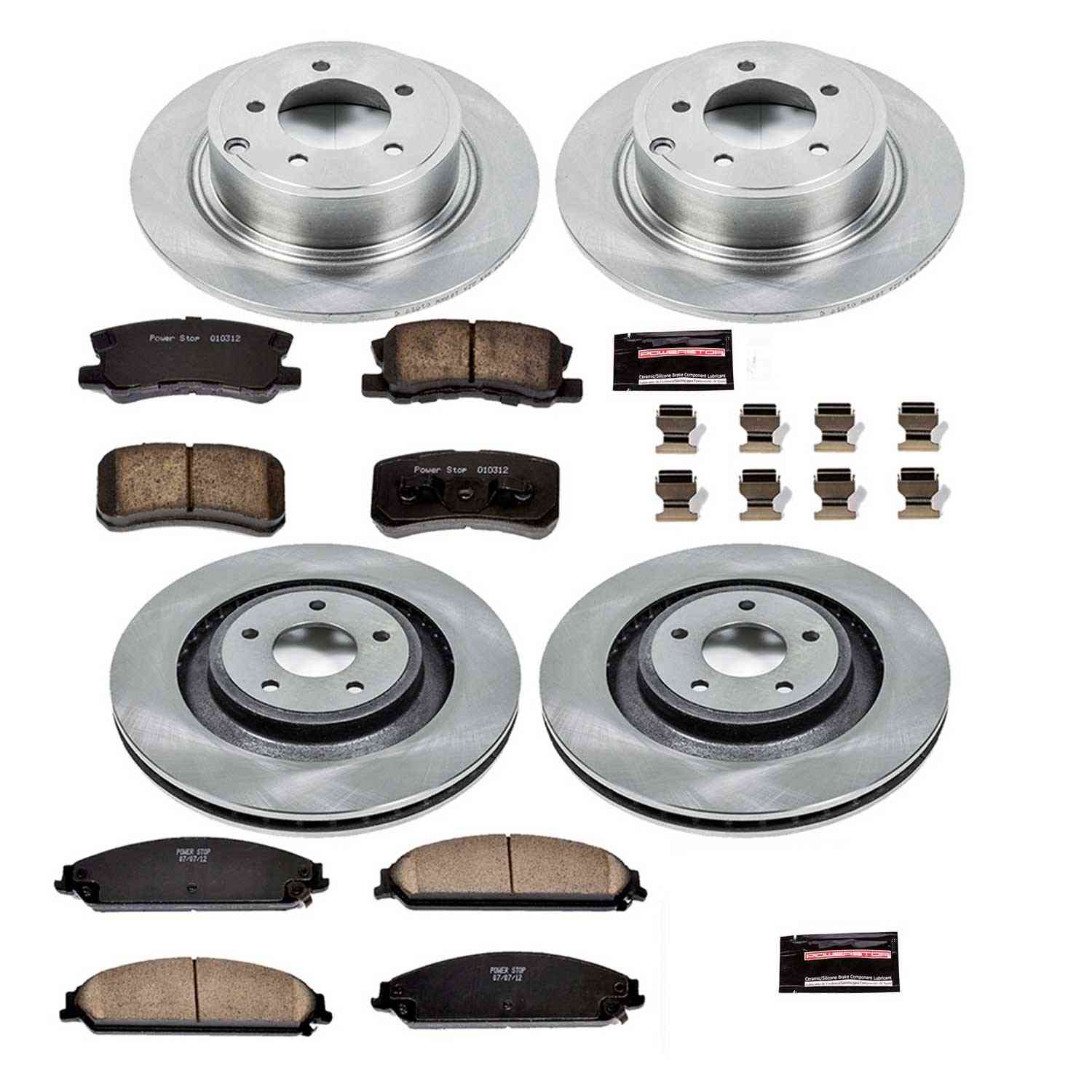Power Stop 13-14 Chrysler 200 Front & Rear Autospecialty Brake Kit