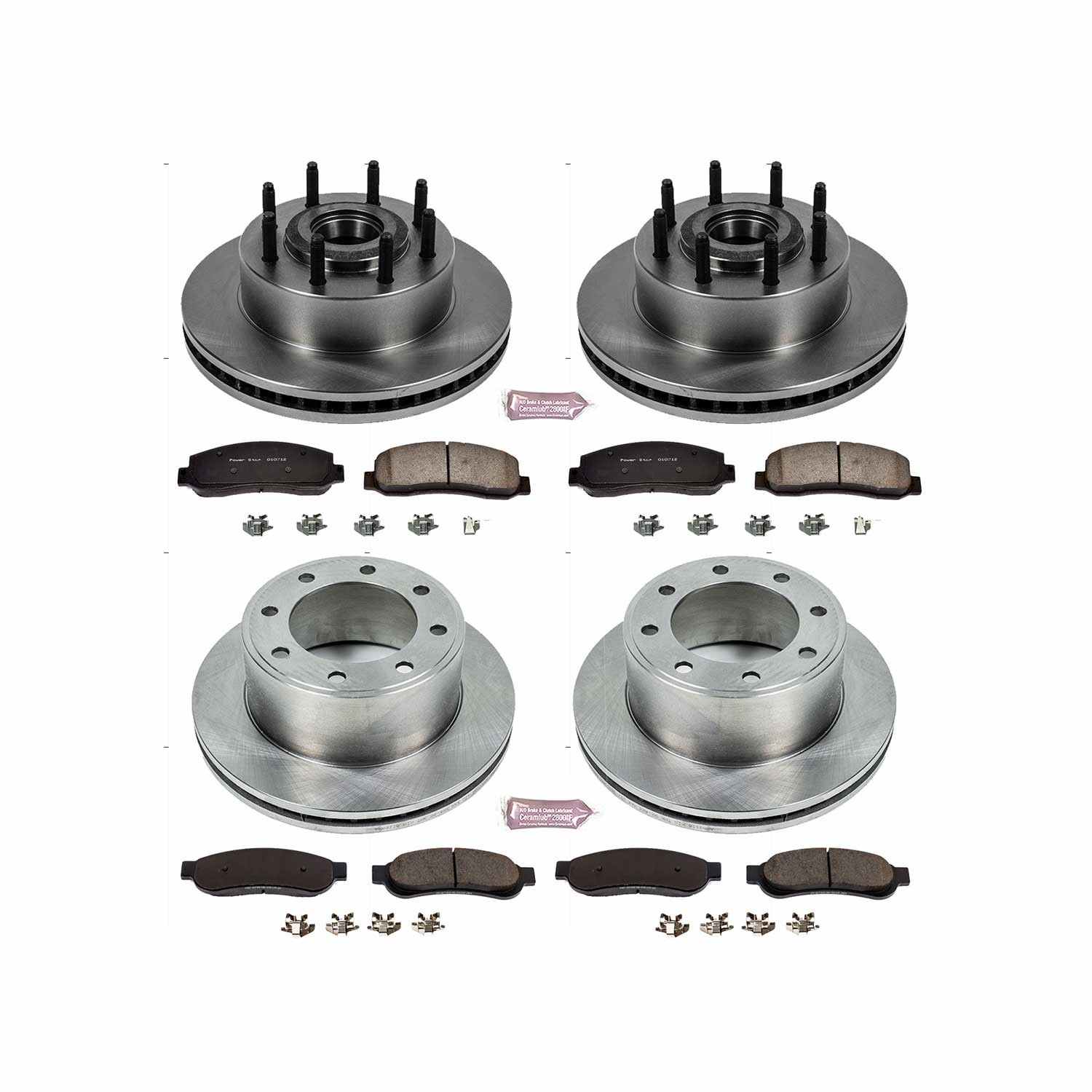 Power Stop 07-08 Ford F-250 Super Duty Front & Rear Autospecialty Brake Kit