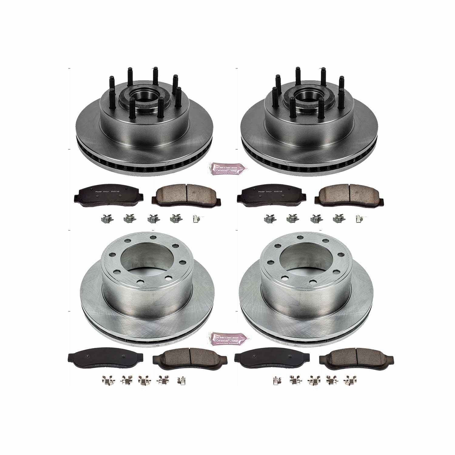 Power Stop 2010 Ford F-350 Super Duty Front & Rear Autospecialty Brake Kit