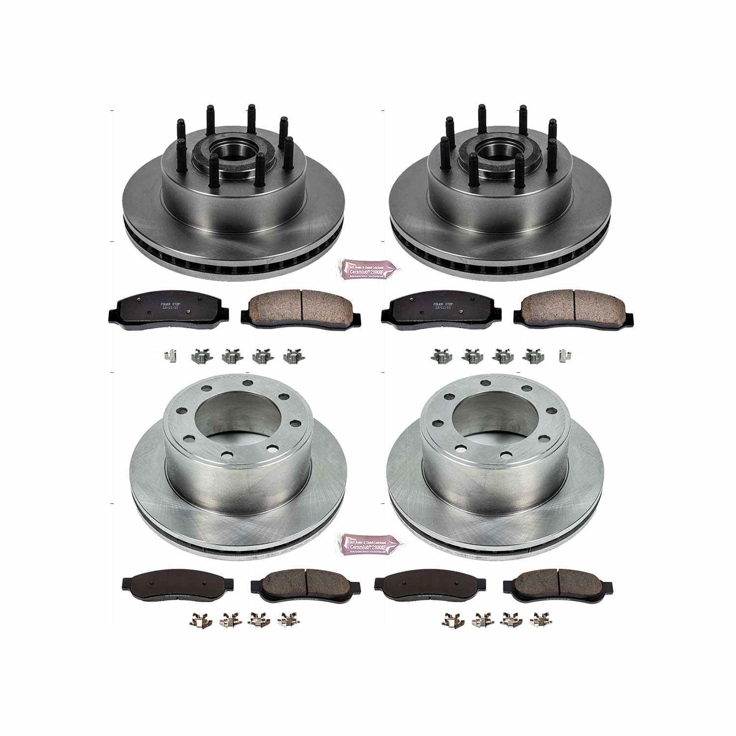 Power Stop 09-10 Ford F-250 Super Duty Front & Rear Autospecialty Brake Kit