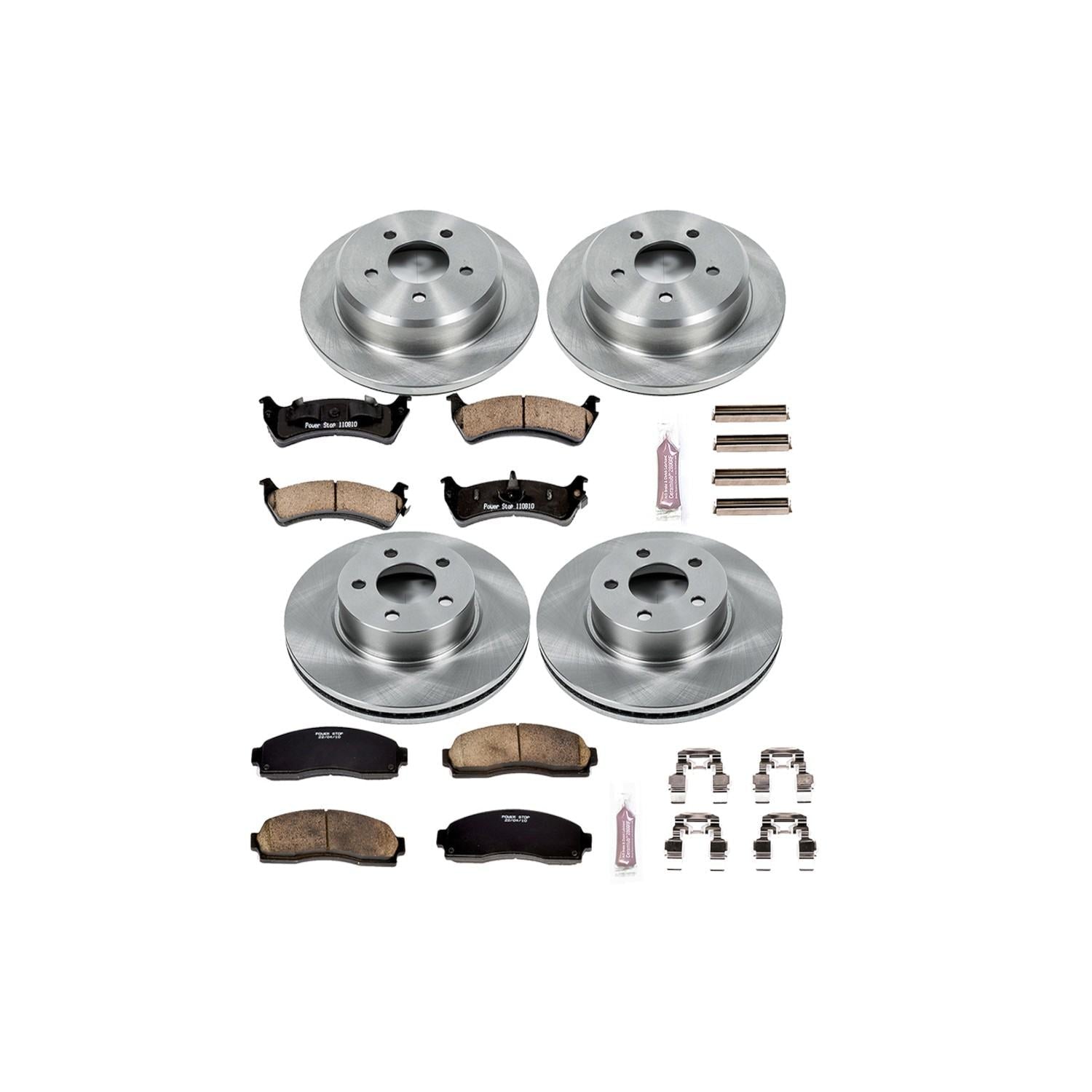 Power Stop 01-02 Ford Explorer Sport Front & Rear Autospecialty Brake Kit