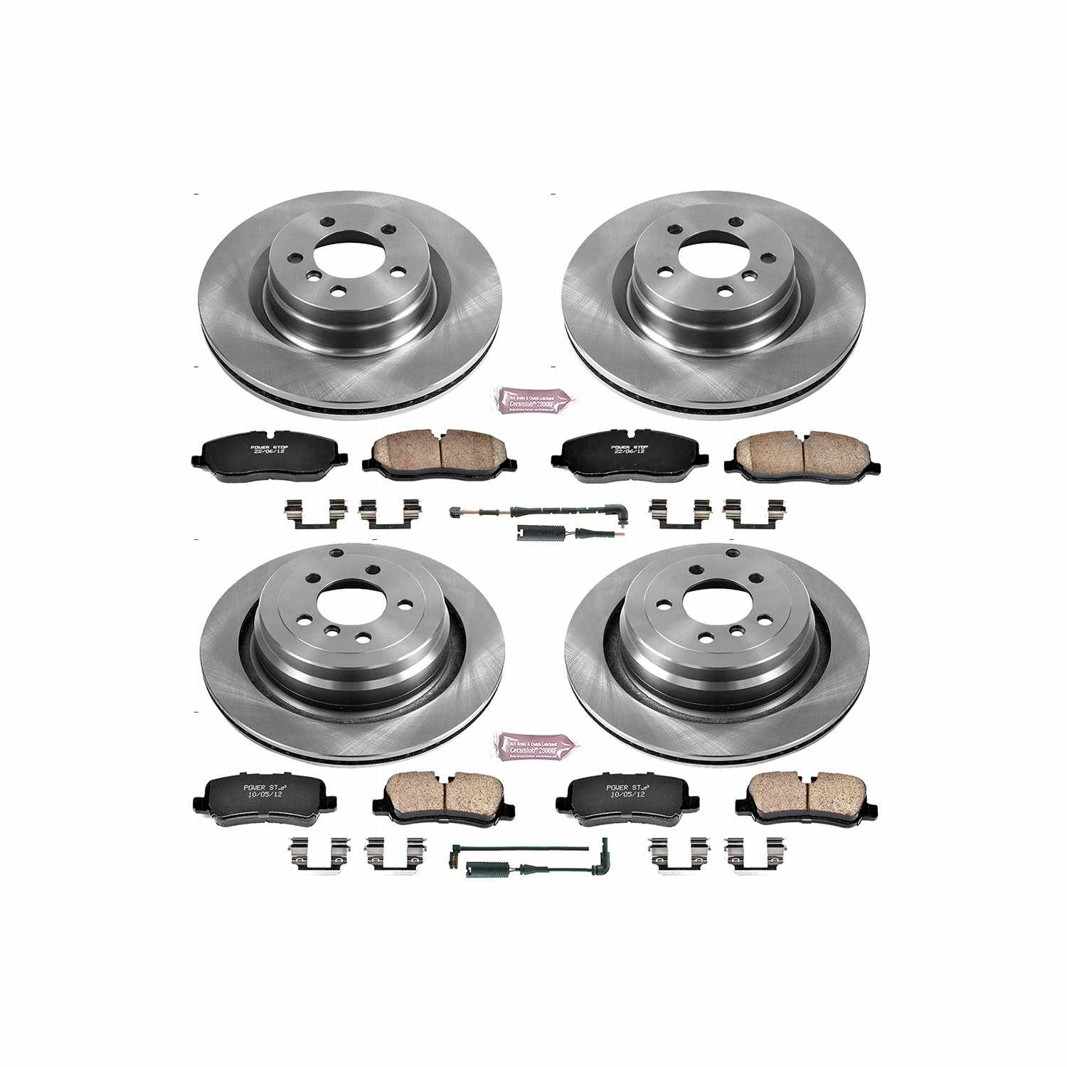 Power Stop 06-09 Land Rover Range Rover Front & Rear Autospecialty Brake Kit
