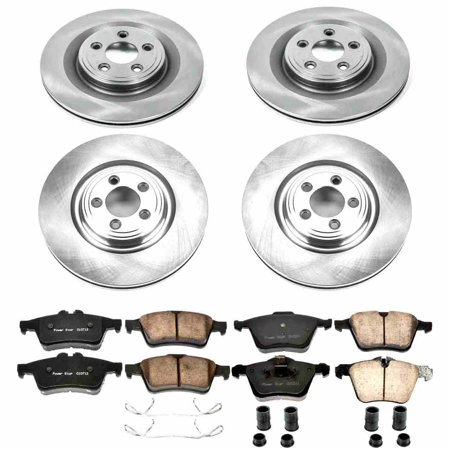 Power Stop 07-08 Jaguar S-Type Front & Rear Autospecialty Brake Kit