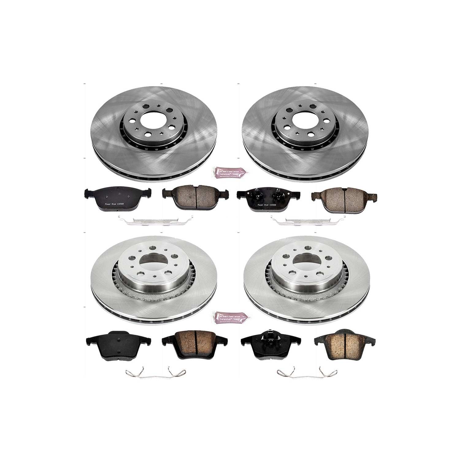 Power Stop 03-14 Volvo XC90 Front & Rear Autospecialty Brake Kit