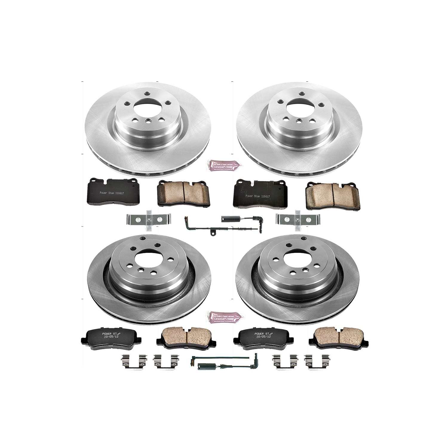 Power Stop 06-09 Land Rover Range Rover Front & Rear Autospecialty Brake Kit