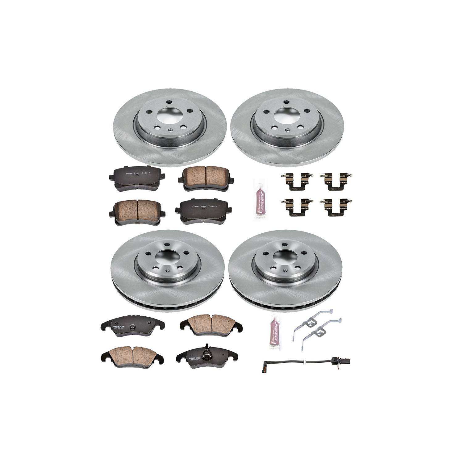 Power Stop 09-11 Audi A4 Front & Rear Autospecialty Brake Kit