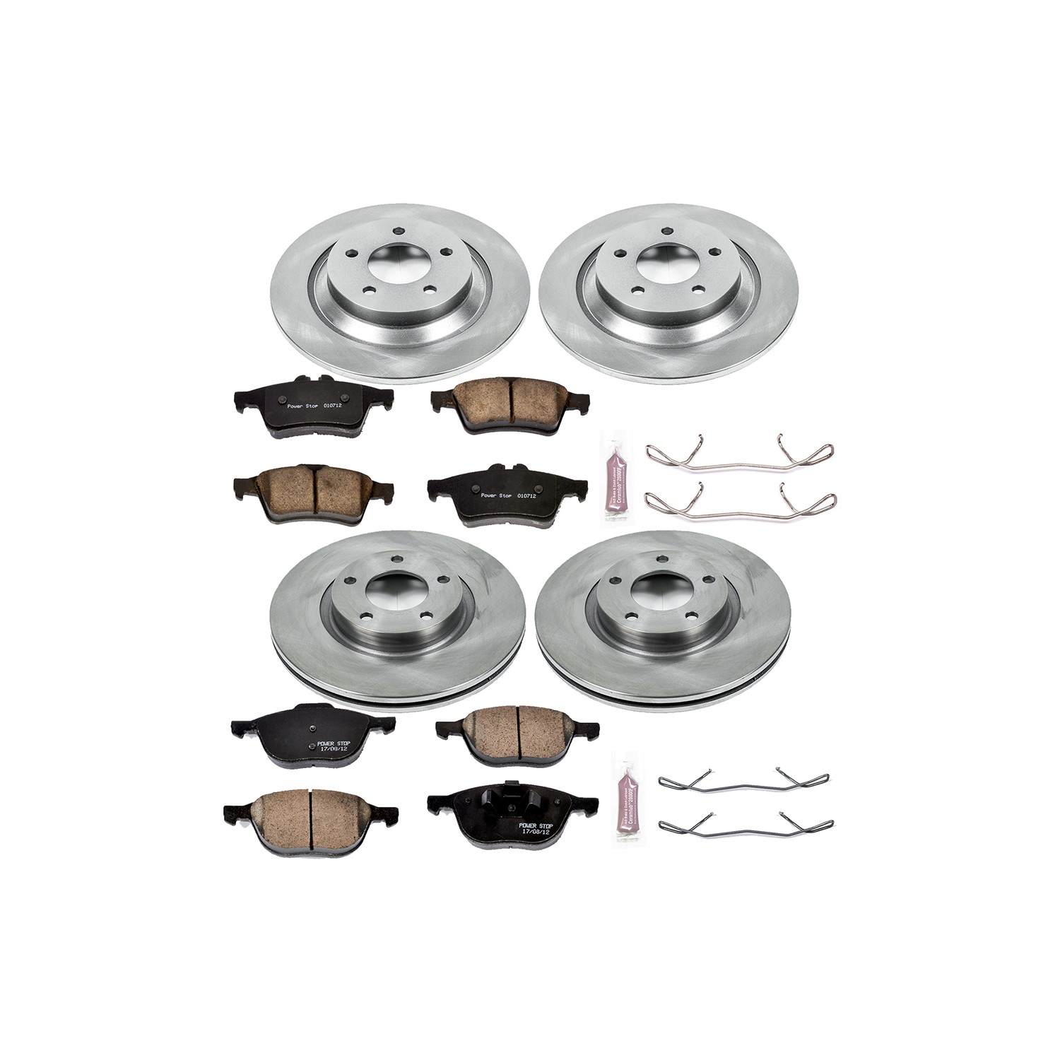 Power Stop 08-10 Mazda 5 Front & Rear Autospecialty Brake Kit