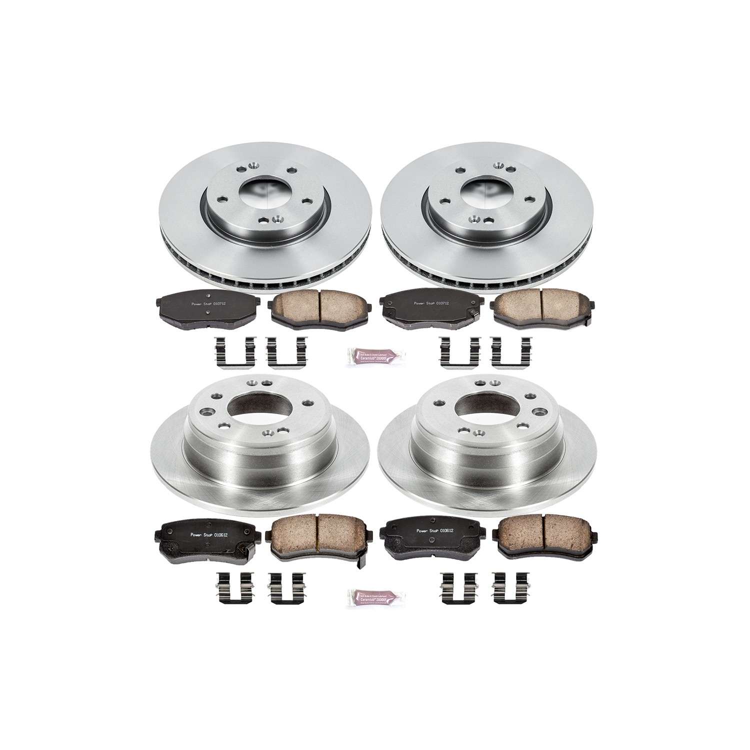 Power Stop 10-12 Hyundai Tucson Front & Rear Autospecialty Brake Kit