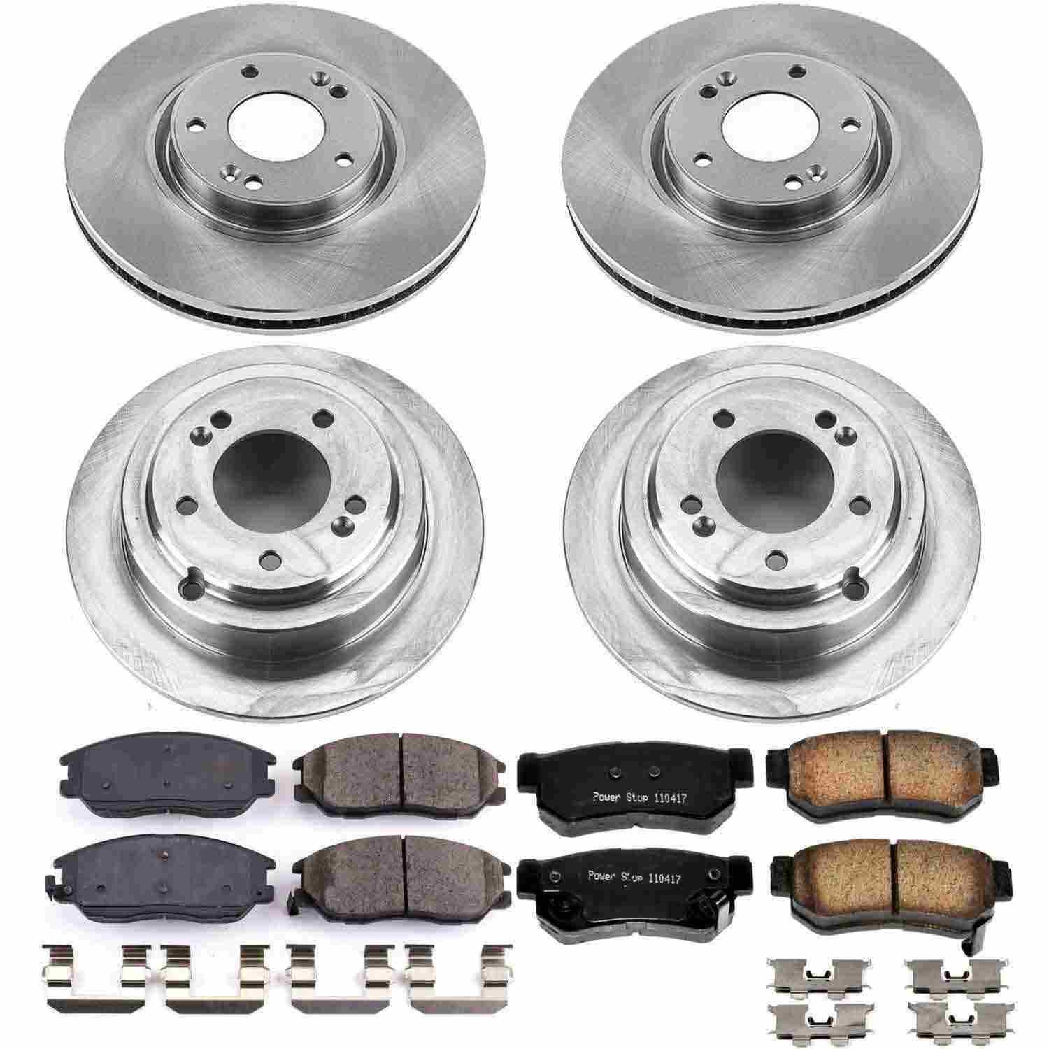 Power Stop 04-06 Kia Amanti Front & Rear Autospecialty Brake Kit