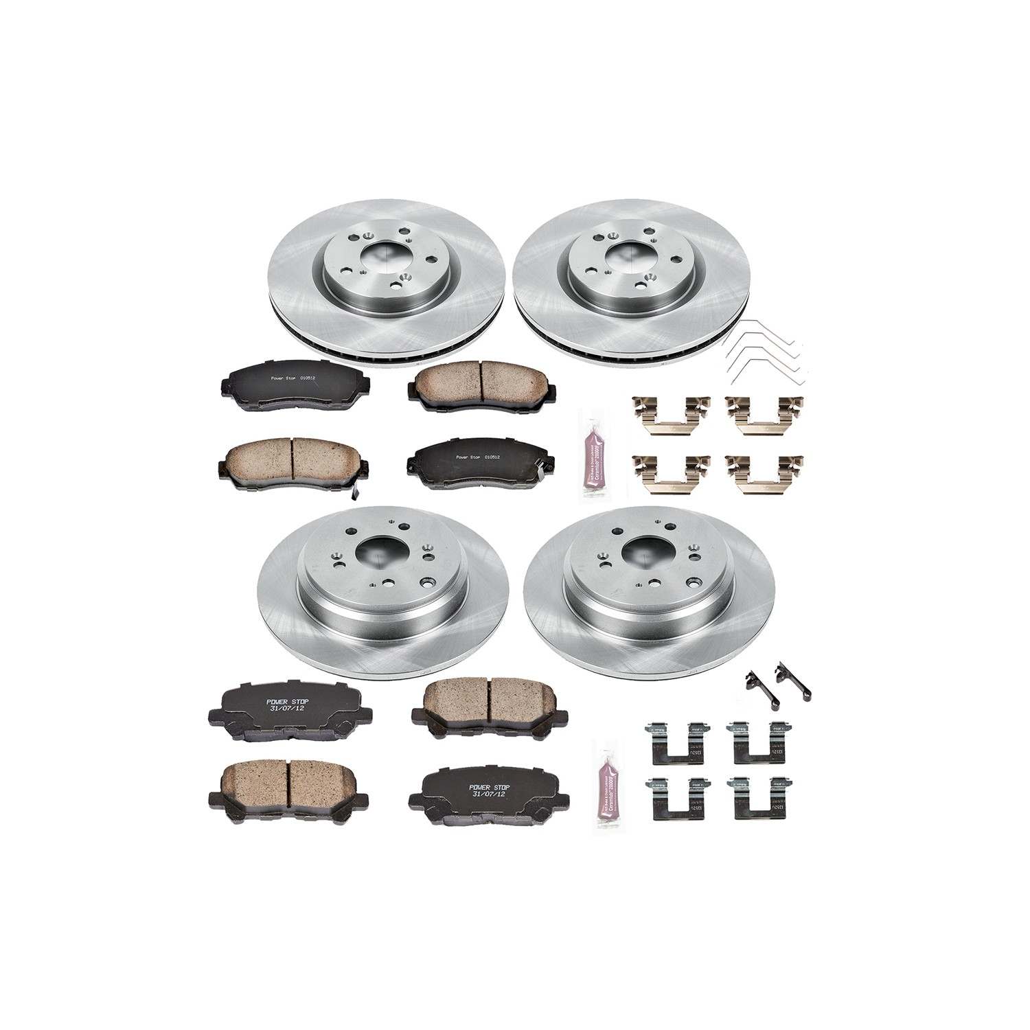 Power Stop 11-14 Honda Odyssey Front & Rear Autospecialty Brake Kit