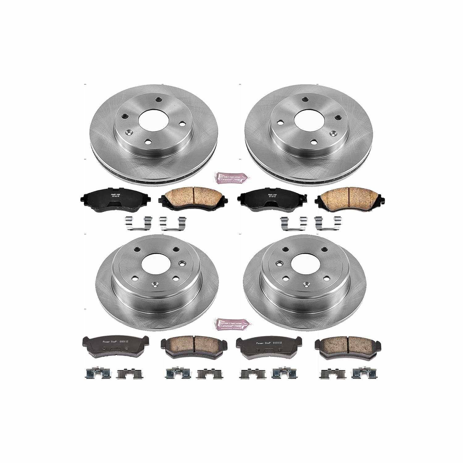 Power Stop 04-06 Suzuki Forenza Front & Rear Autospecialty Brake Kit