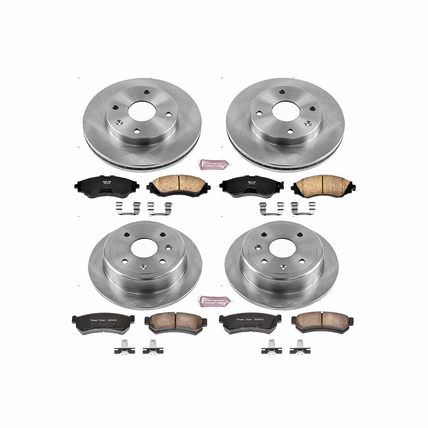 Power Stop 07-08 Suzuki Forenza Front & Rear Autospecialty Brake Kit