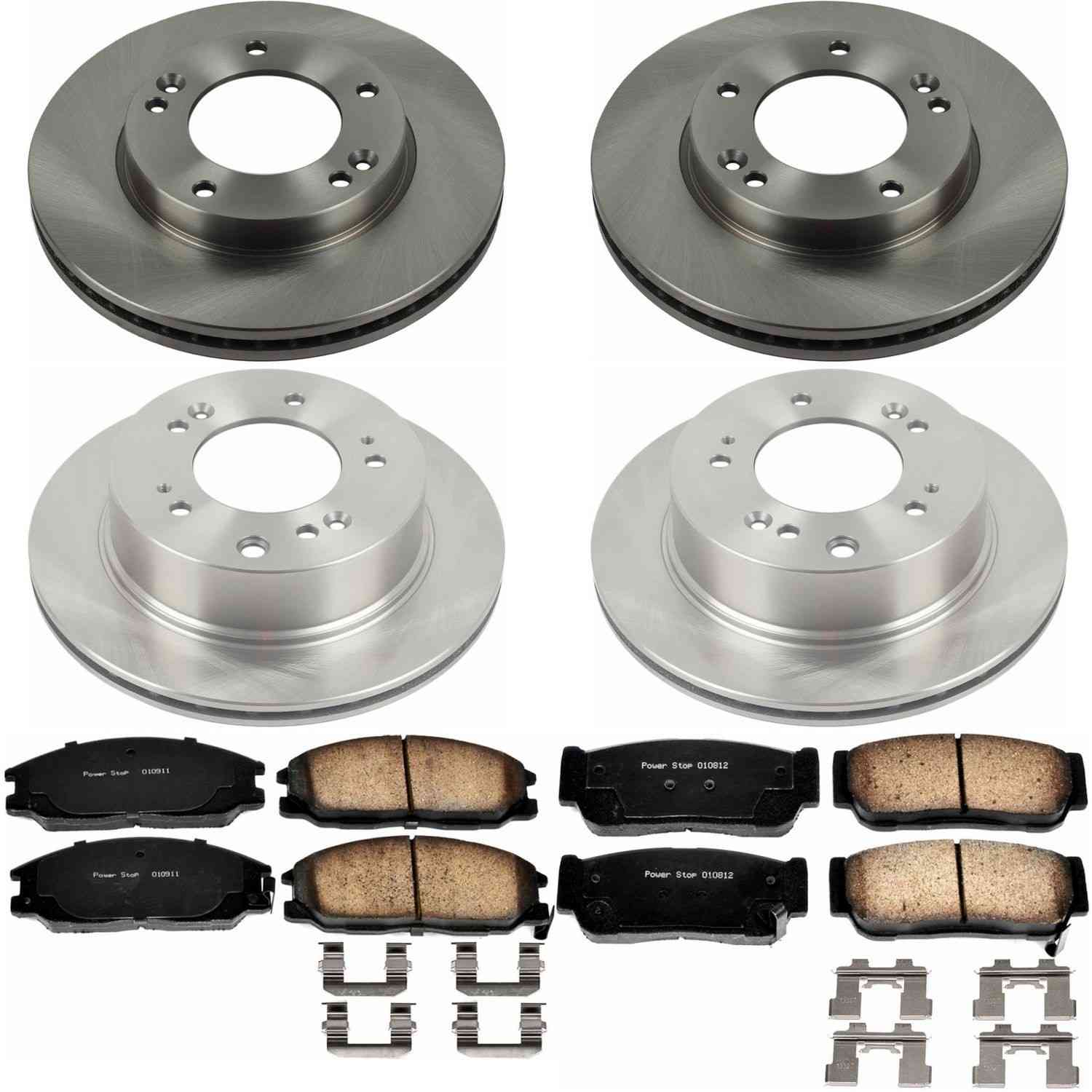 Power Stop 07-09 Kia Sorento Front & Rear Autospecialty Brake Kit