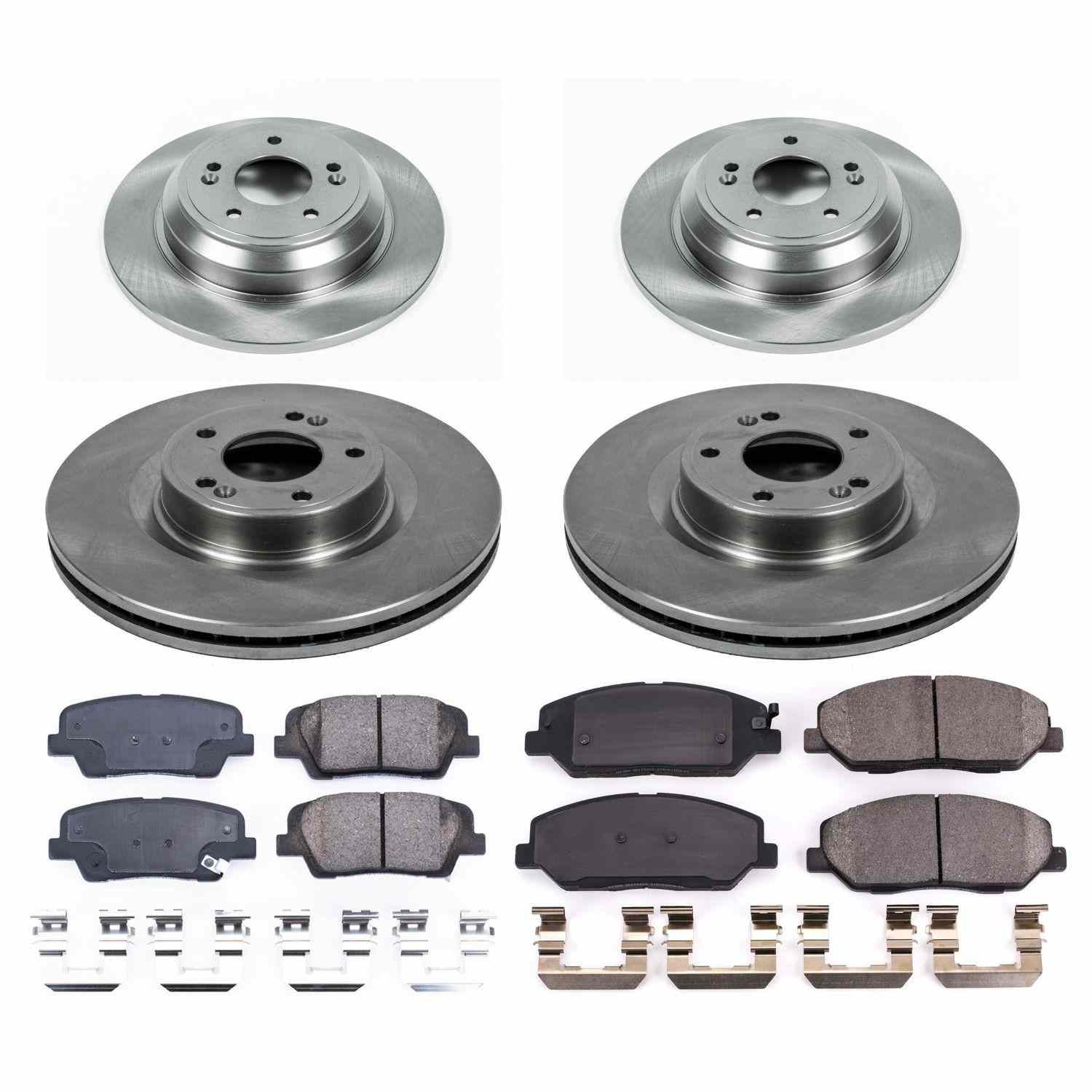 Power Stop 2009 Hyundai Genesis Front & Rear Autospecialty Brake Kit
