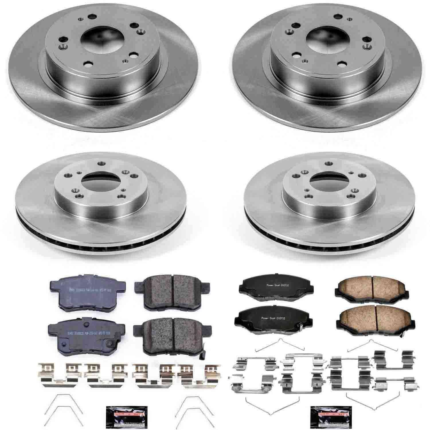Power Stop 11-12 Honda Accord Front & Rear Autospecialty Brake Kit