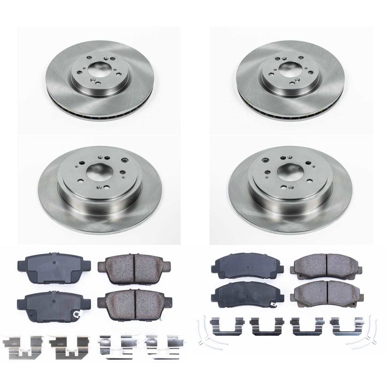 Power Stop 12-14 Honda Ridgeline Front & Rear Autospecialty Brake Kit
