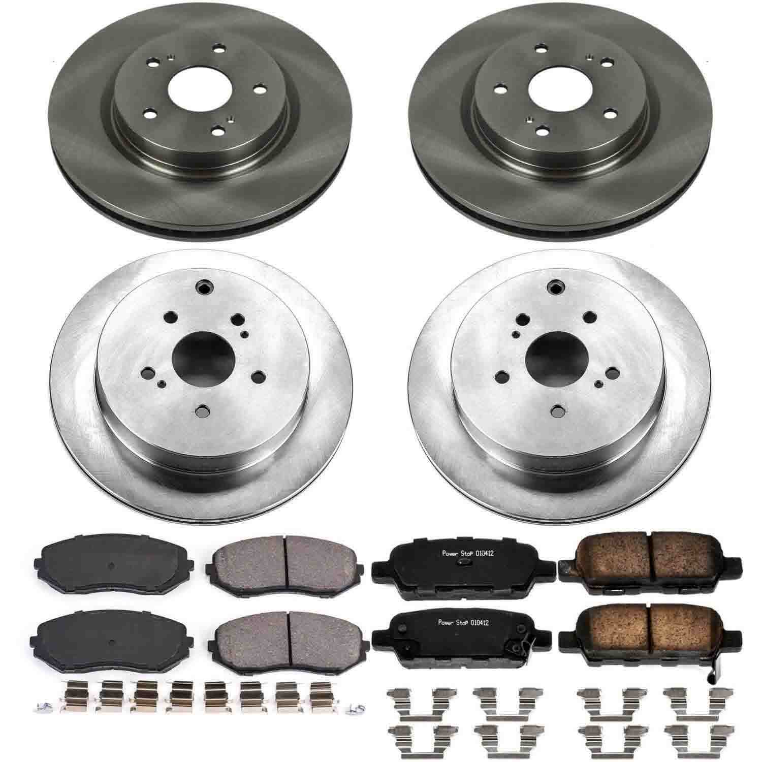 Power Stop 09-13 Suzuki Grand Vitara Front & Rear Autospecialty Brake Kit